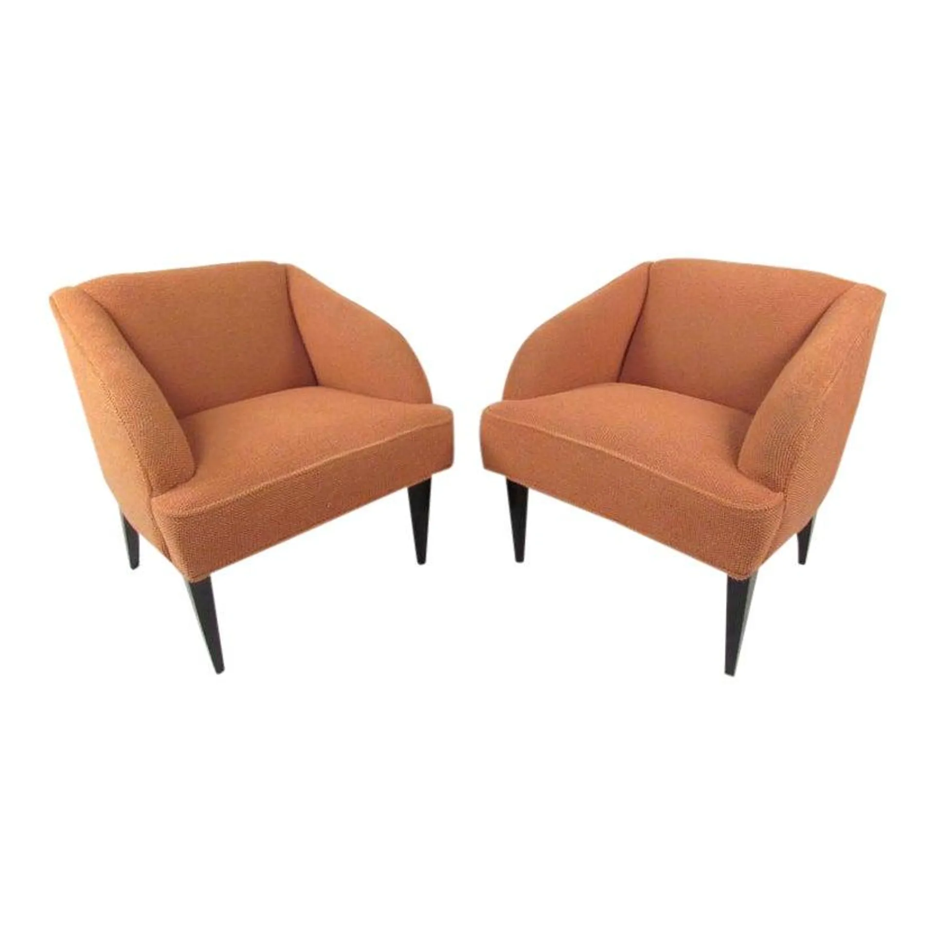 Vintage Modern Club Chairs - a Pair