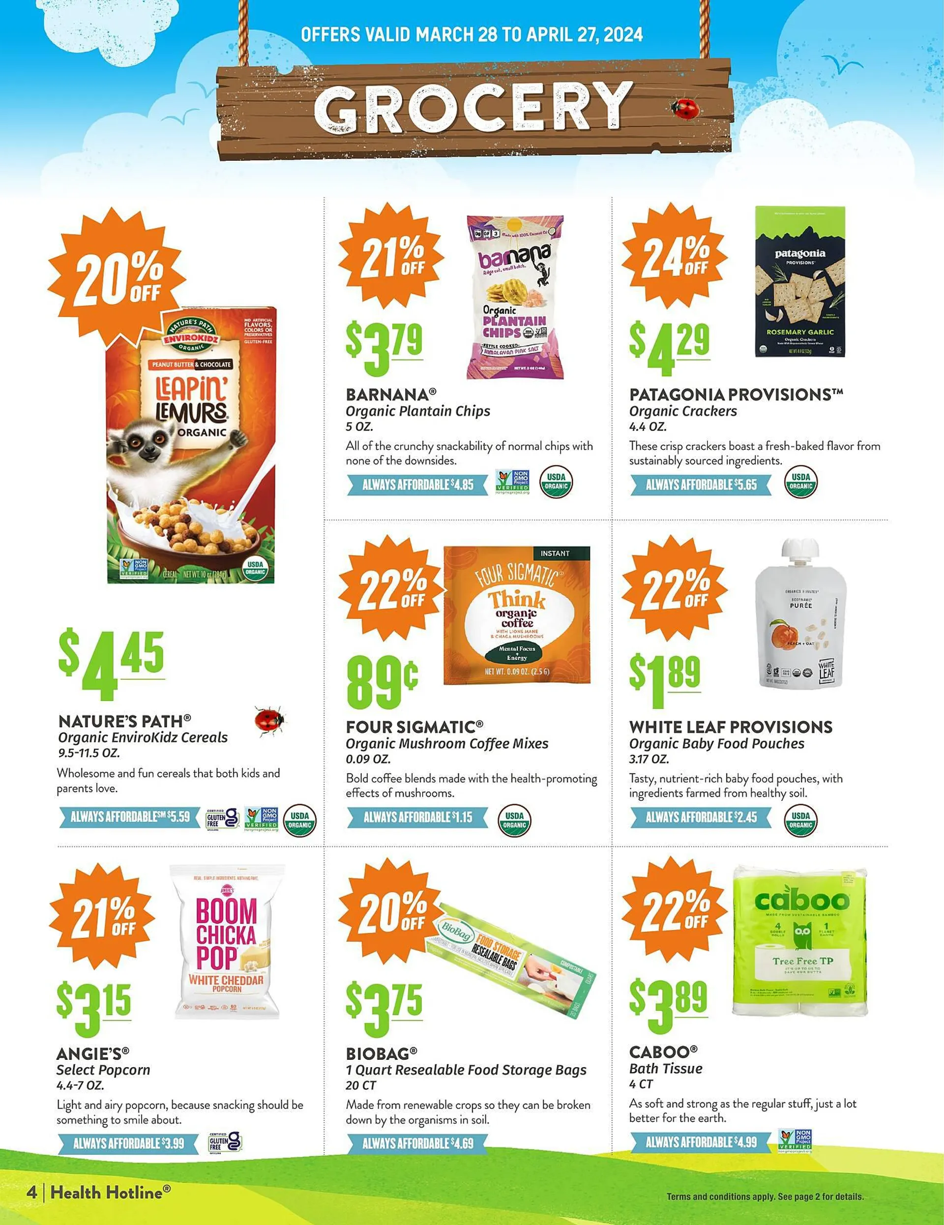 Weekly ad Natural Grocers ad from March 28 to April 27 2024 - Page 4