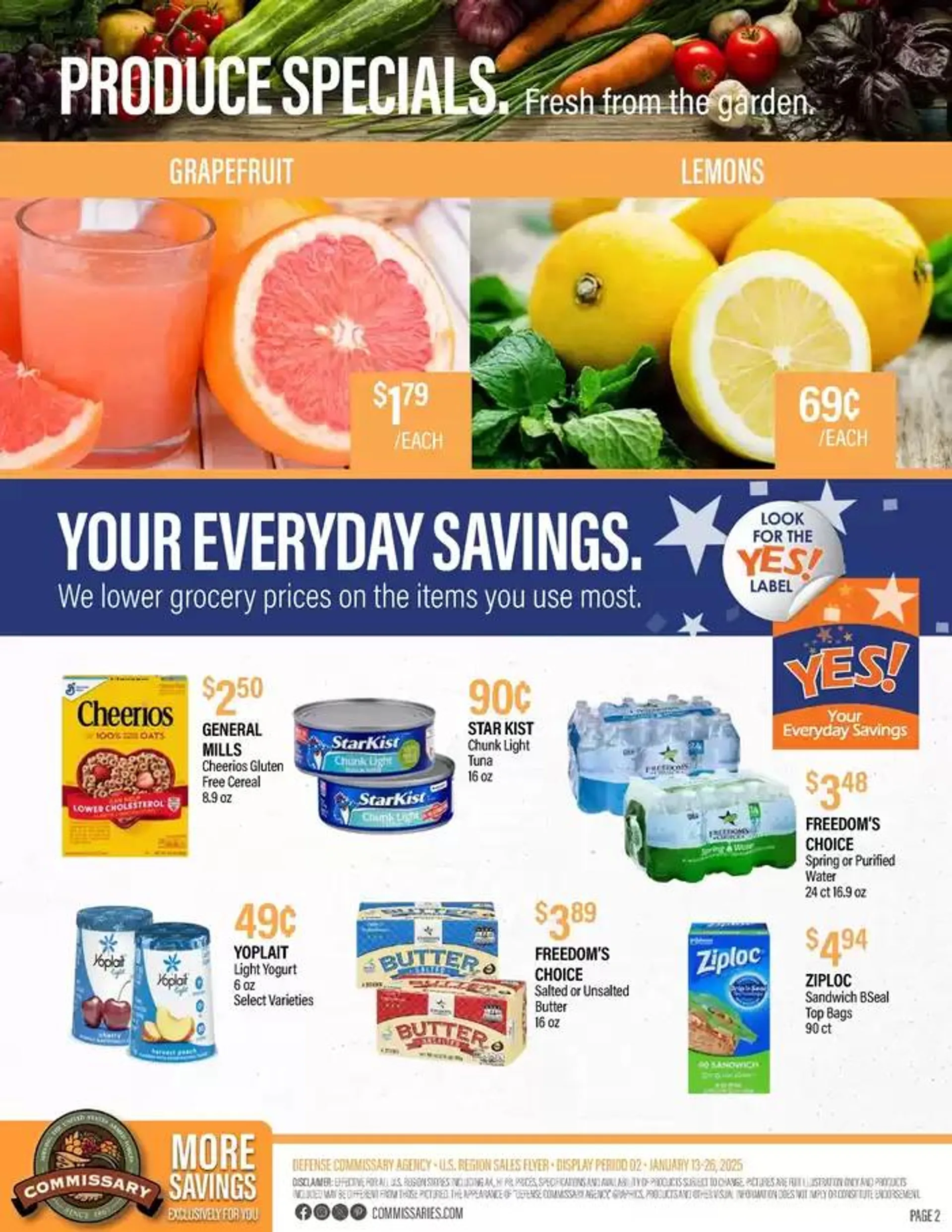 Weekly ad Flyer Commissary from January 13 to January 26 2025 - Page 2