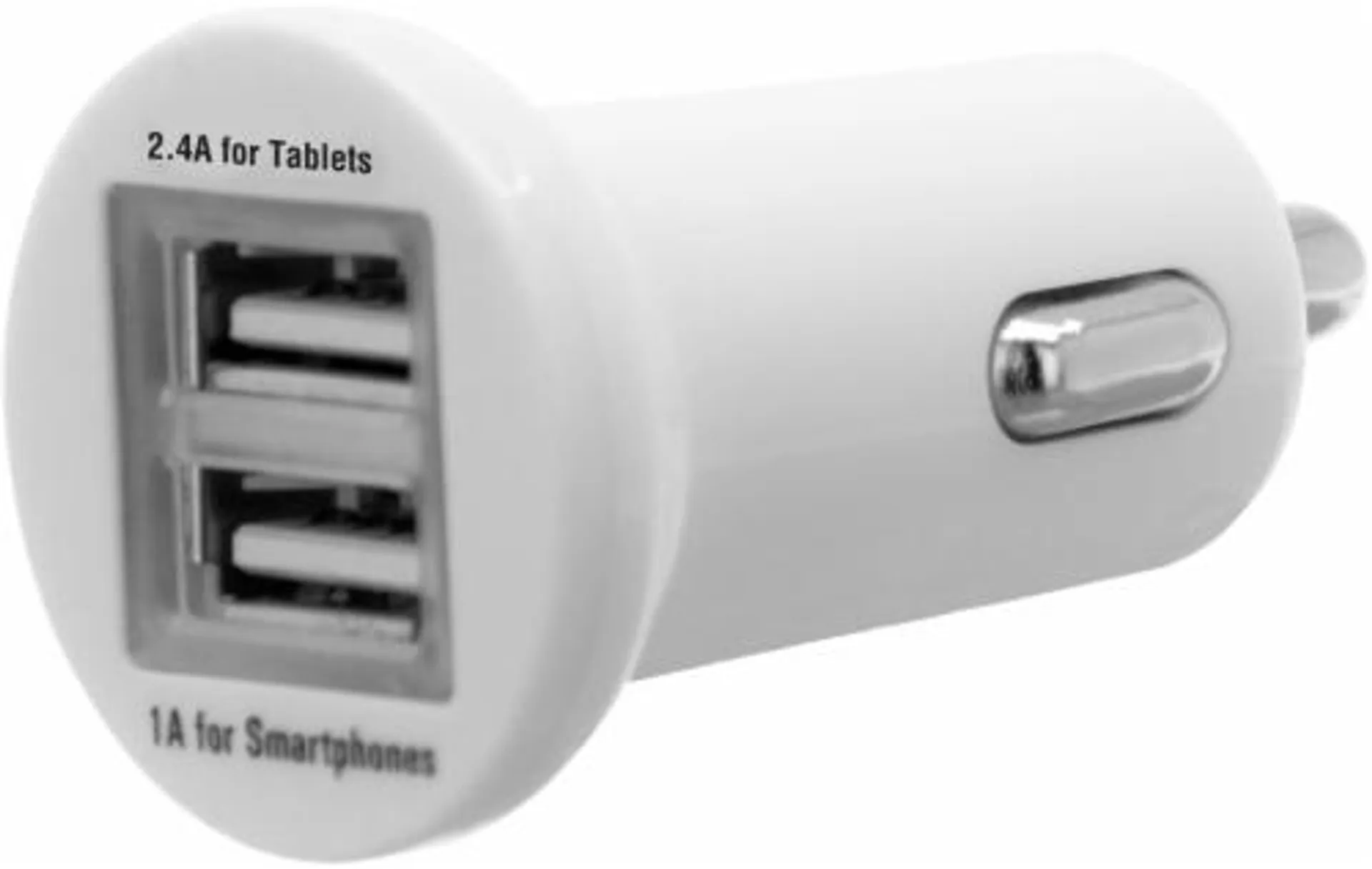 CELLCandy High Power Dual USB Wall Charger - White