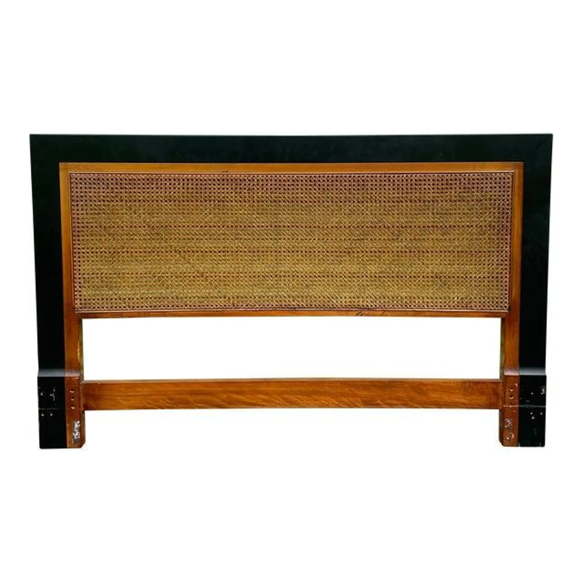 Mid Century Charak Modern Cane Headboard