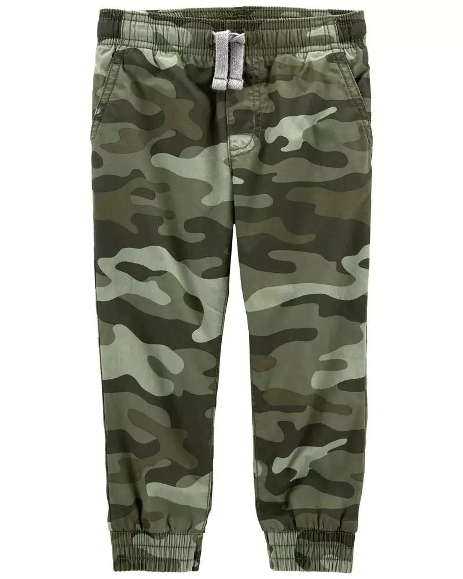 Toddler Camo Pull-On Poplin Lined Pants