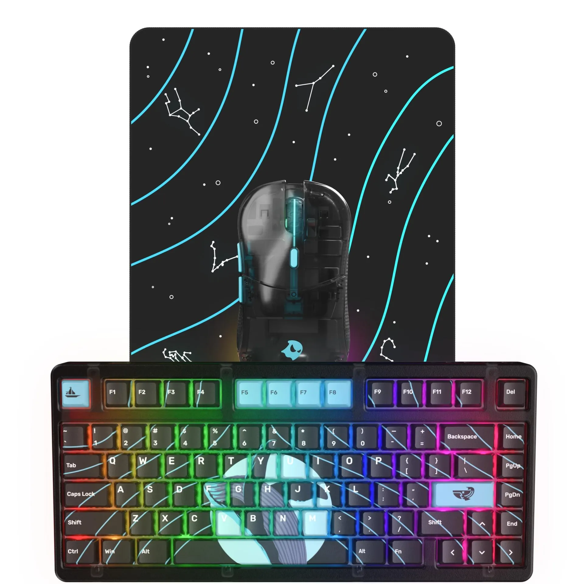 B0aty X Ghost K75 Keyboard Combo - Constellation