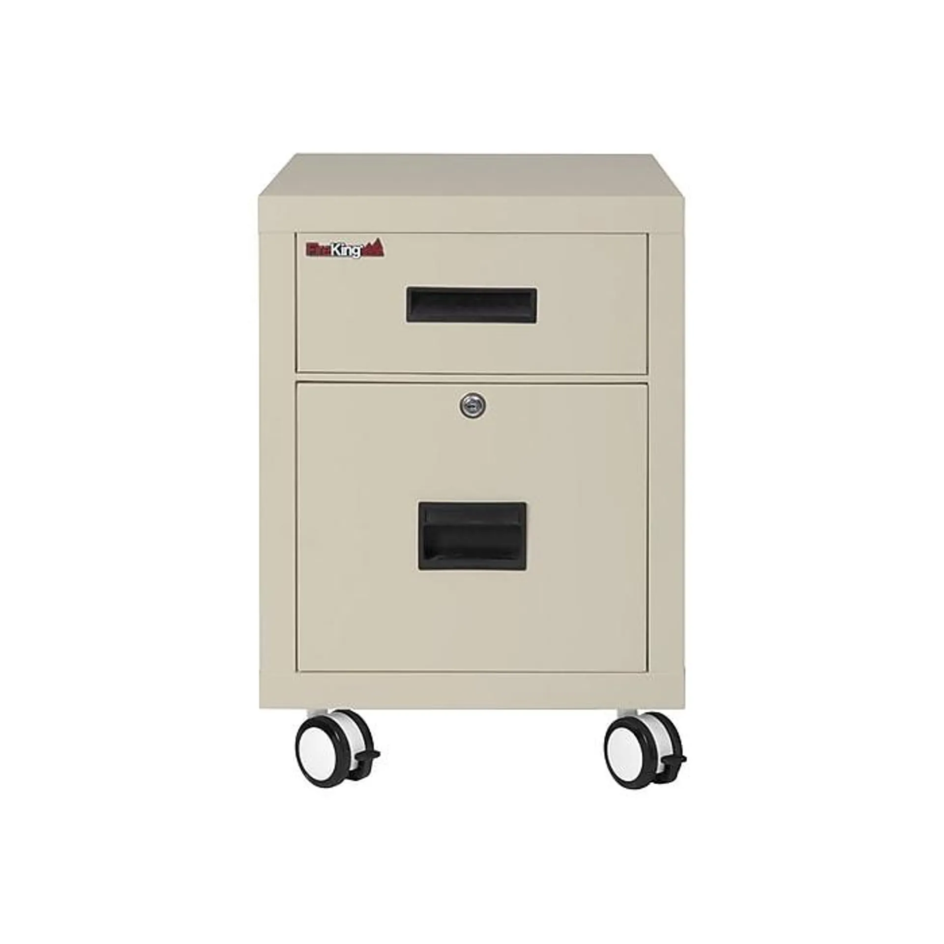 FireKing 2-Drawer Mobile Vertical File Cabinet,