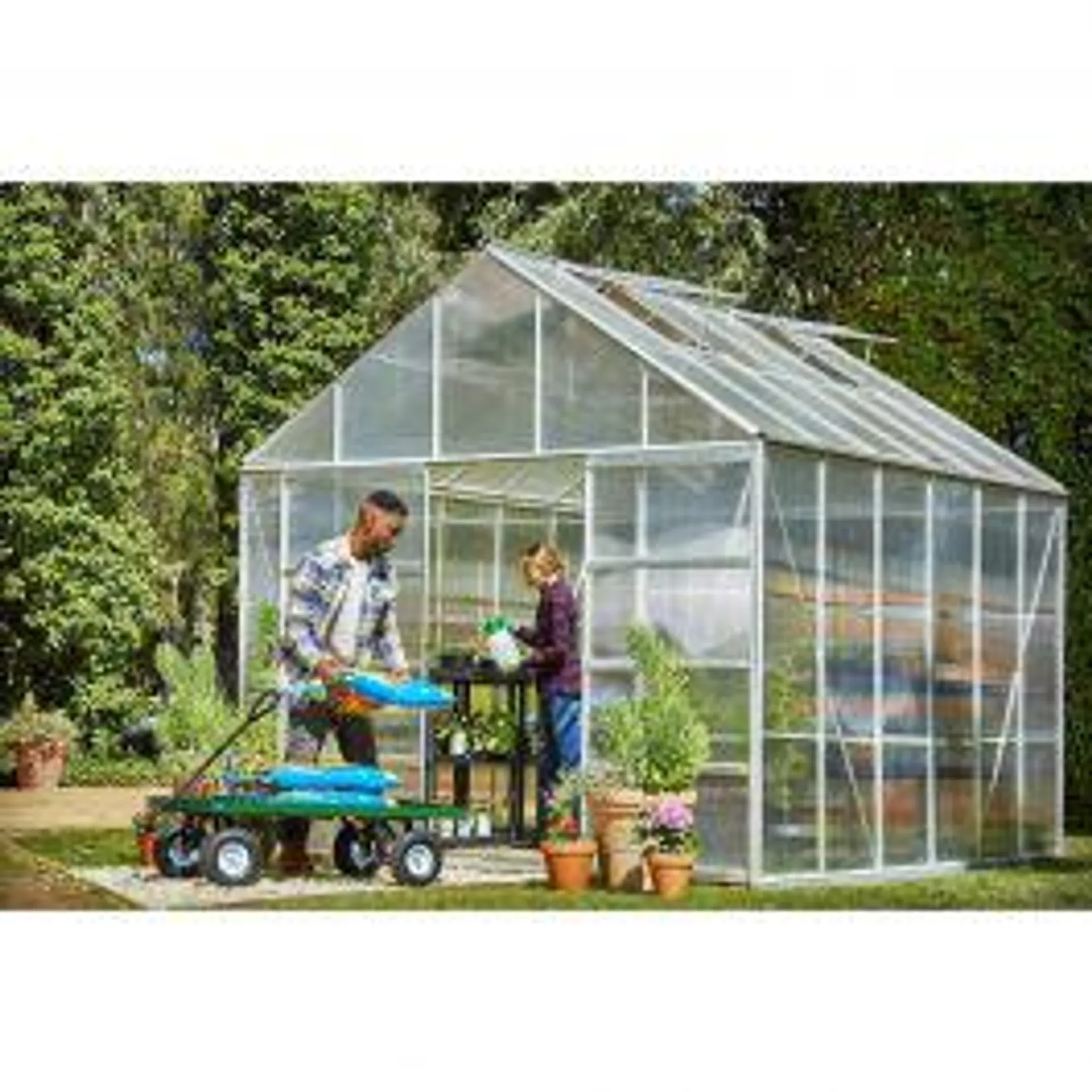 10 ft. x 12 ft. Greenhouse with 4 Vents