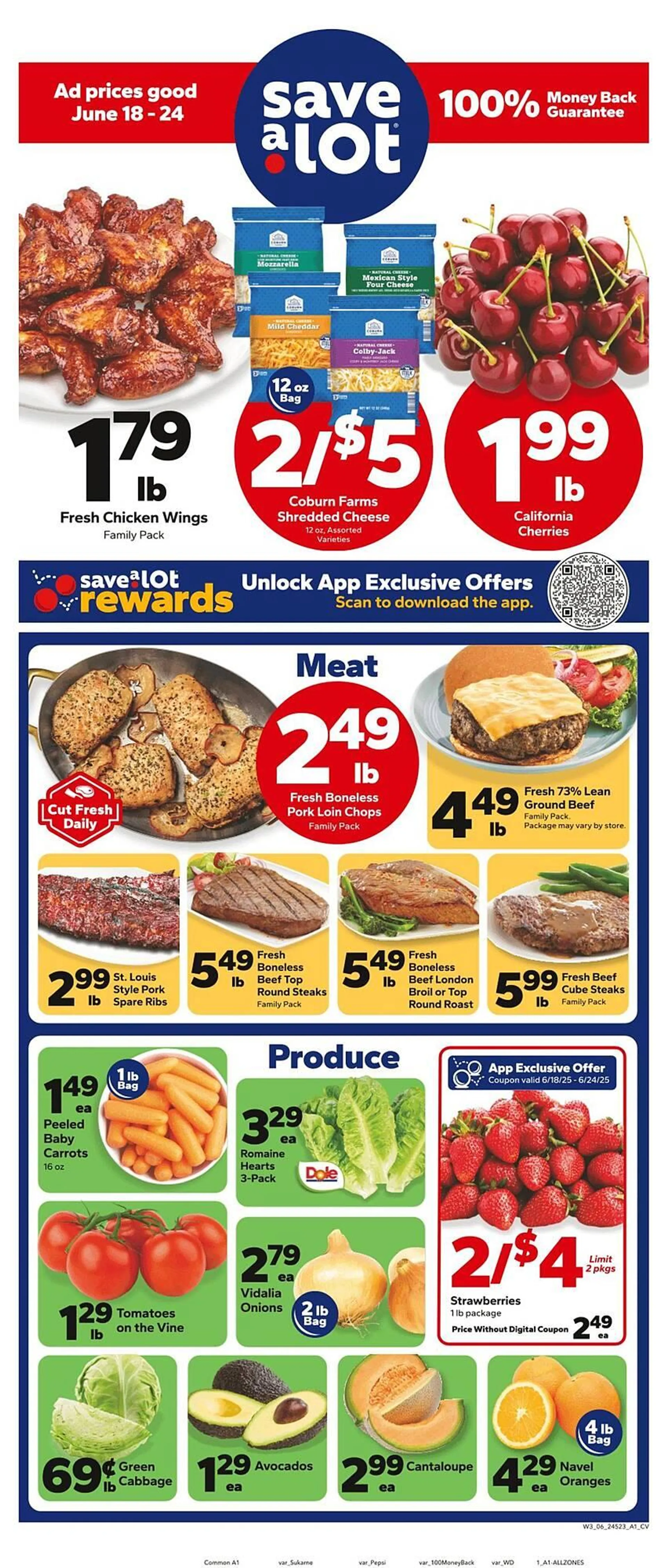 Weekly ad Save a Lot Weekly Ad from June 18 to June 24 2025 - Page 1