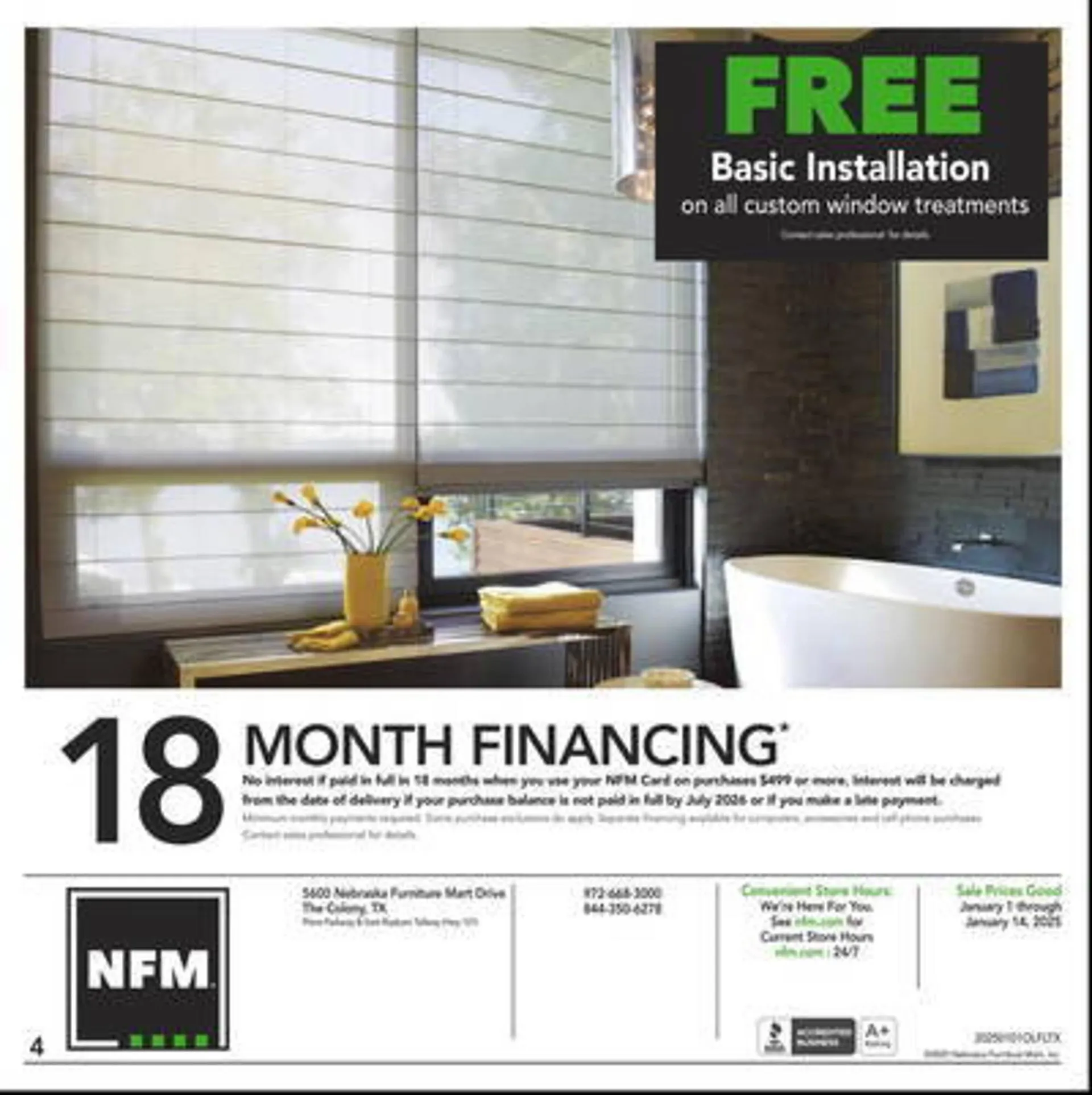 Weekly ad Nebraska Furniture Mart Weekly Ad from January 1 to January 14 2025 - Page 4