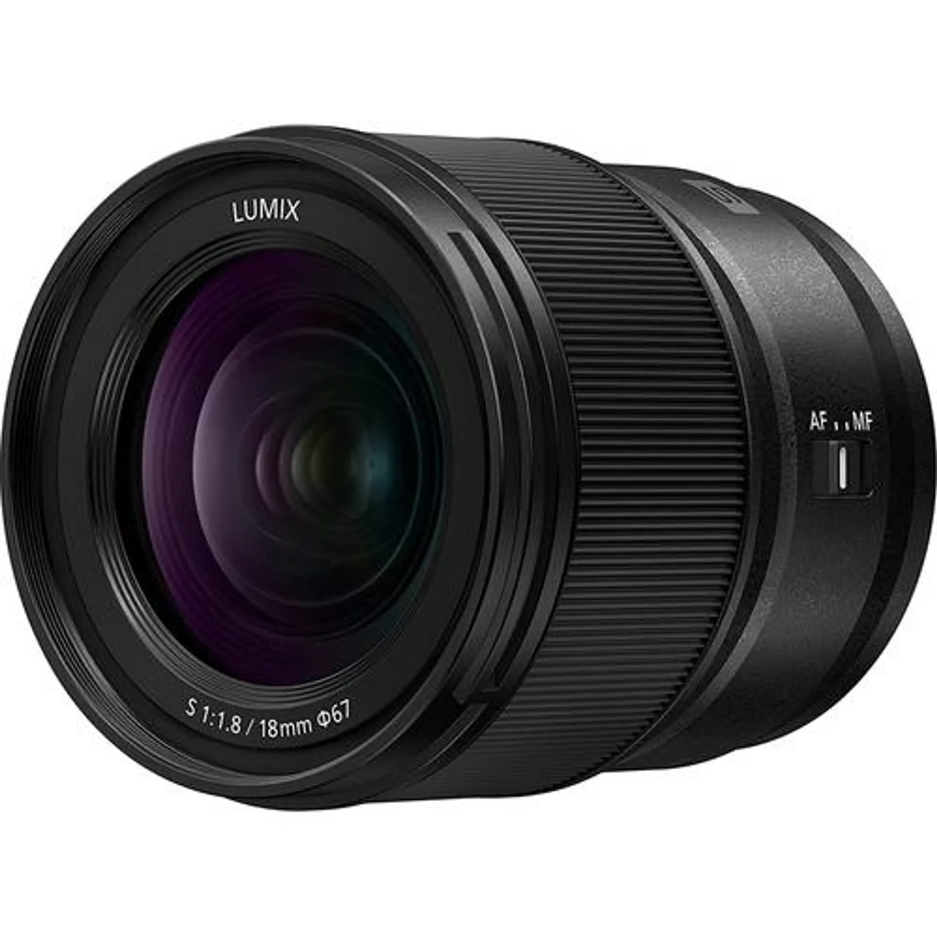 Panasonic LUMIX S 18mm f/1.8 Camera L-Mount Lens for Mirrorless Full Frame Cameras (S-S18)