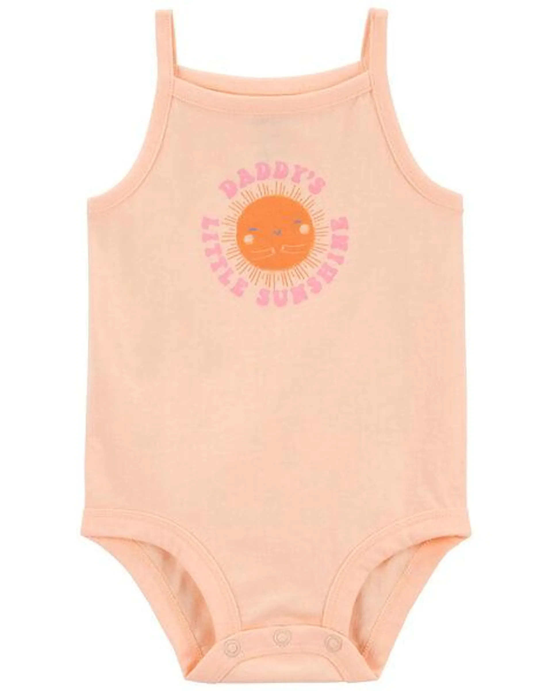 Baby 'Daddy's Little Sunshine' Sleeveless Bodysuit