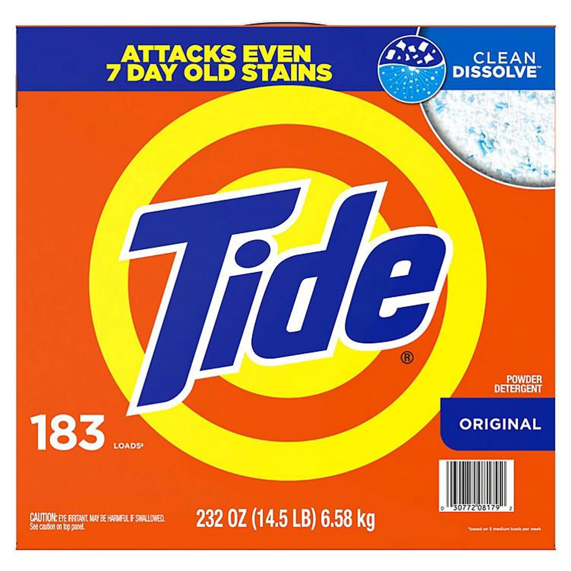 Tide HE Ultra Powder Laundry Detergent, Original (232 oz., 183 loads)