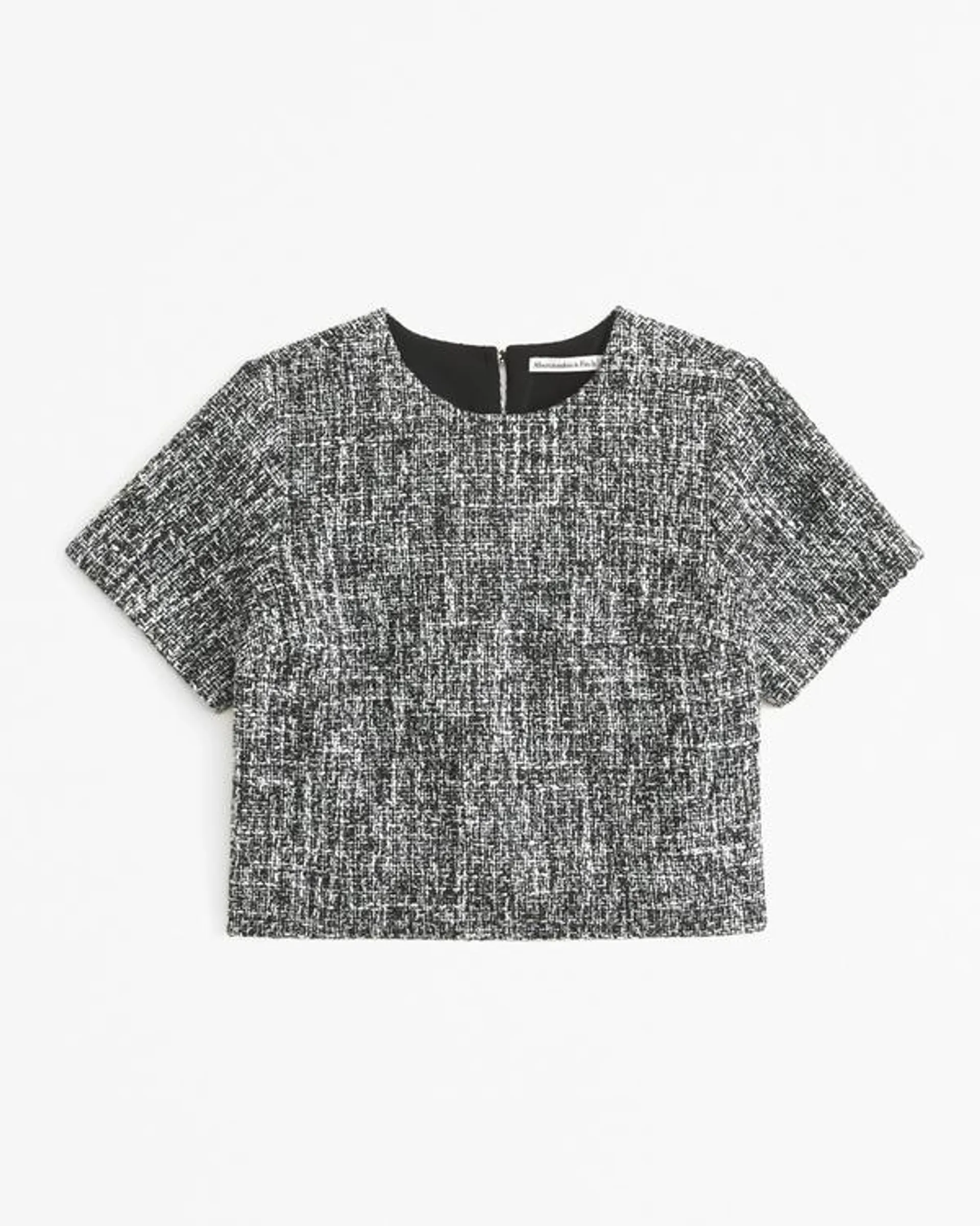 Tweed Woven Tee