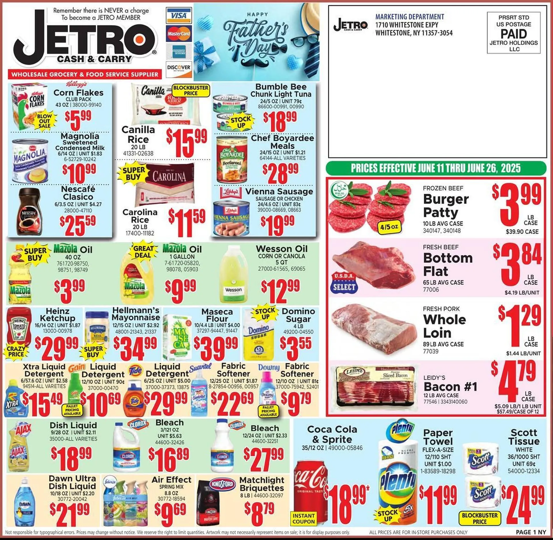 Weekly ad Jetro Weekly Ad from June 11 to June 26 2025 - Page 1