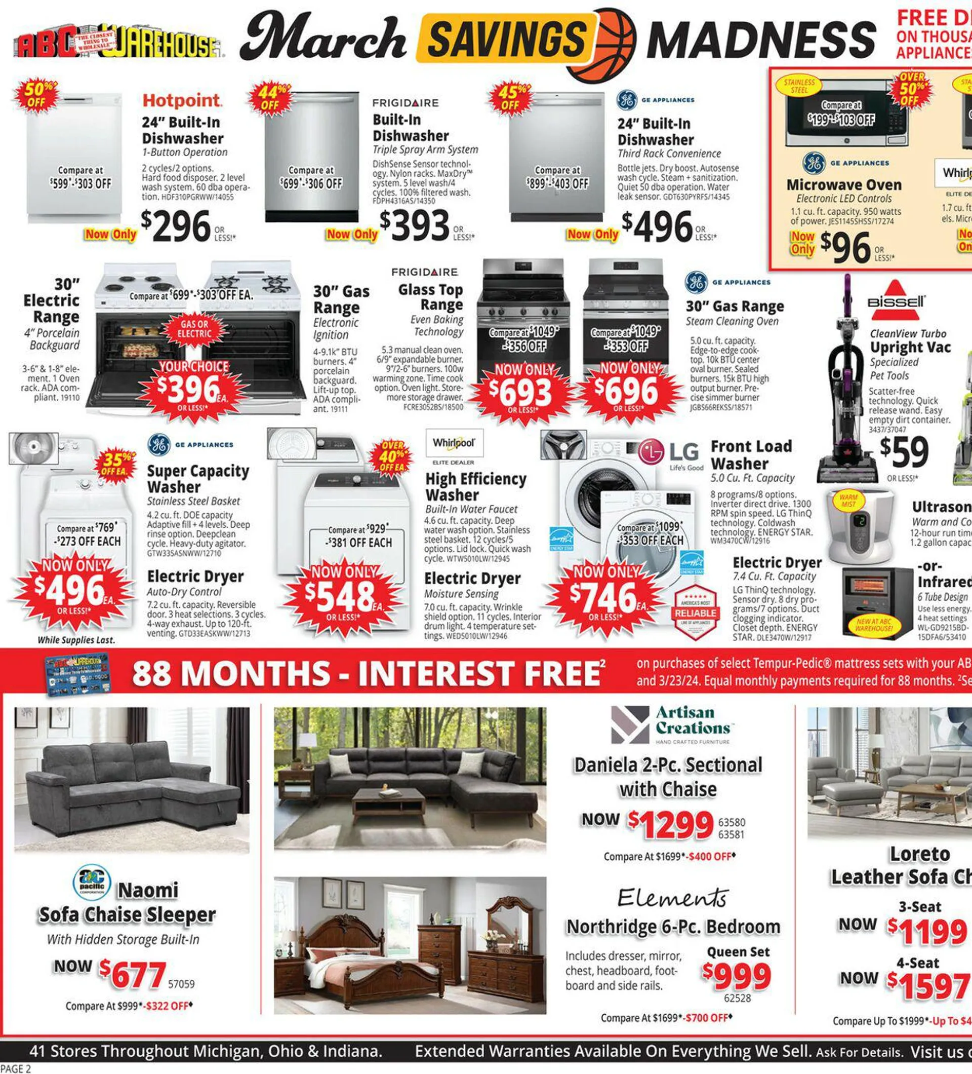 Weekly ad ABC Warehouse Current weekly ad from March 17 to March 23 2024 - Page 2
