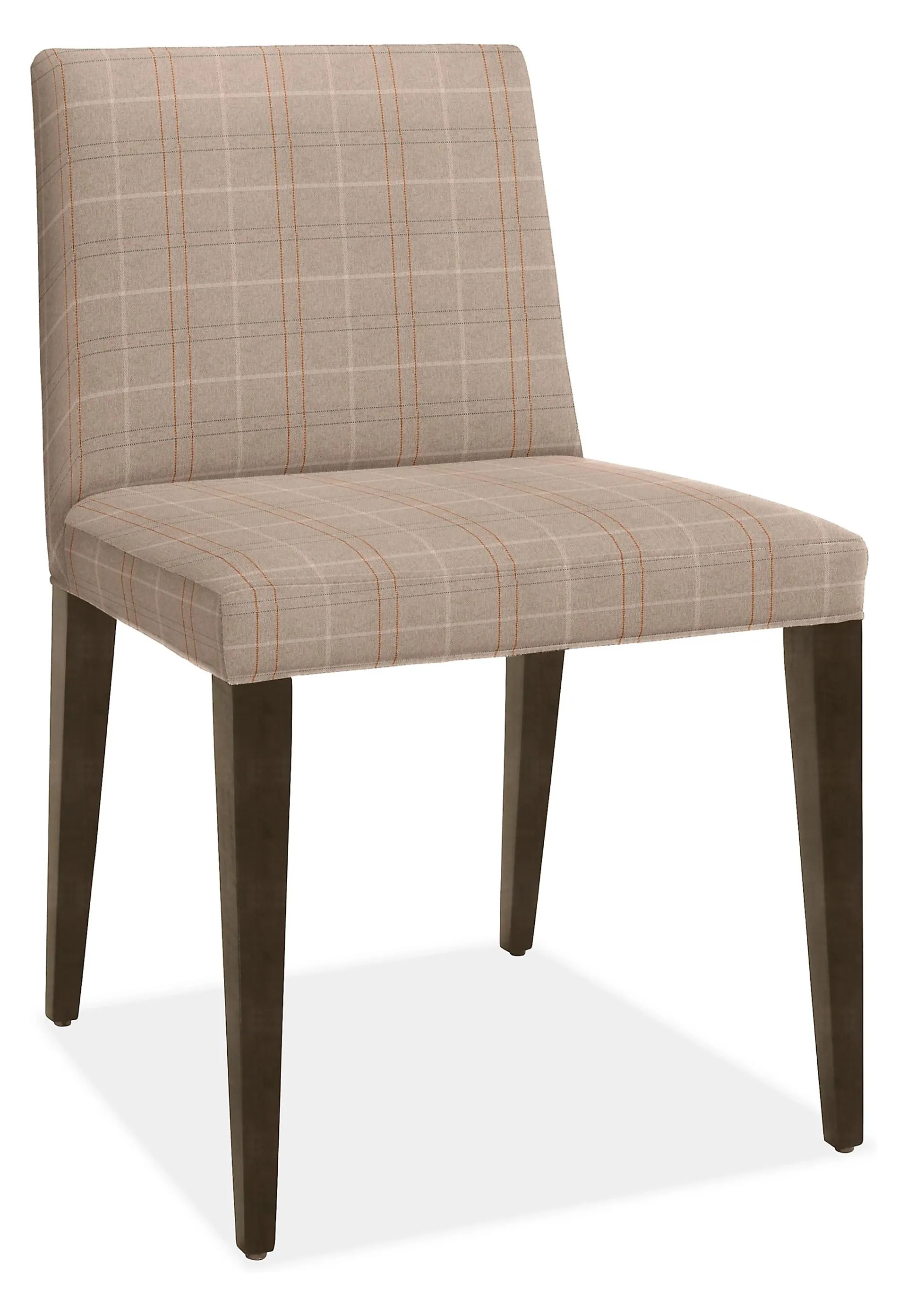 Ava Side Chair in Kivett Putty with Charcoal Legs