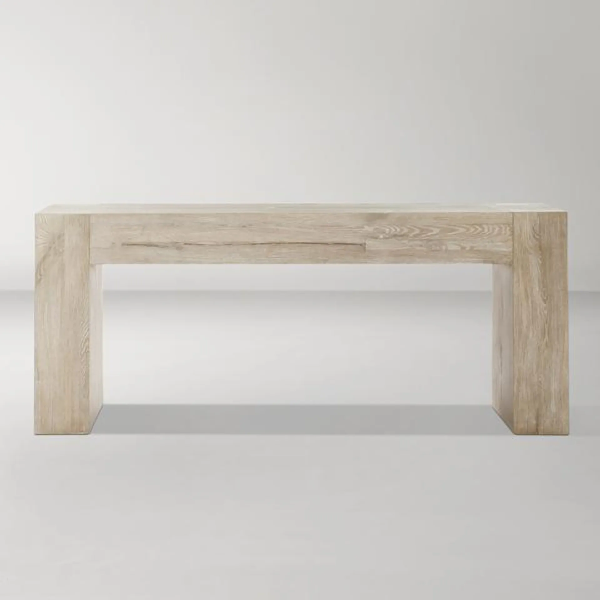 Bristol Reclaimed Oak 72" Console Table - Aged Cream