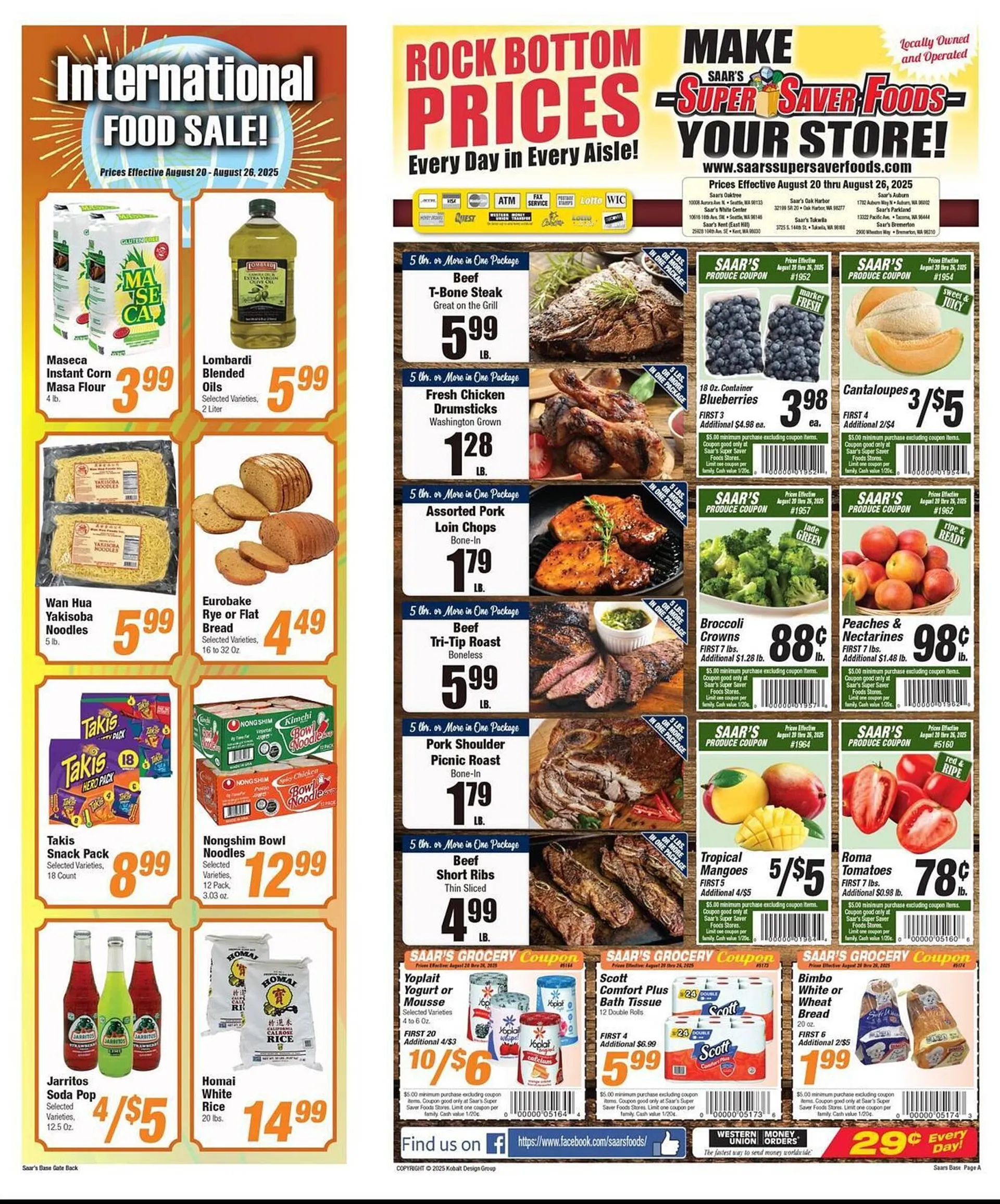 Weekly ad Super Saver Weekly Ad from August 20 to August 26 2025 - Page 1