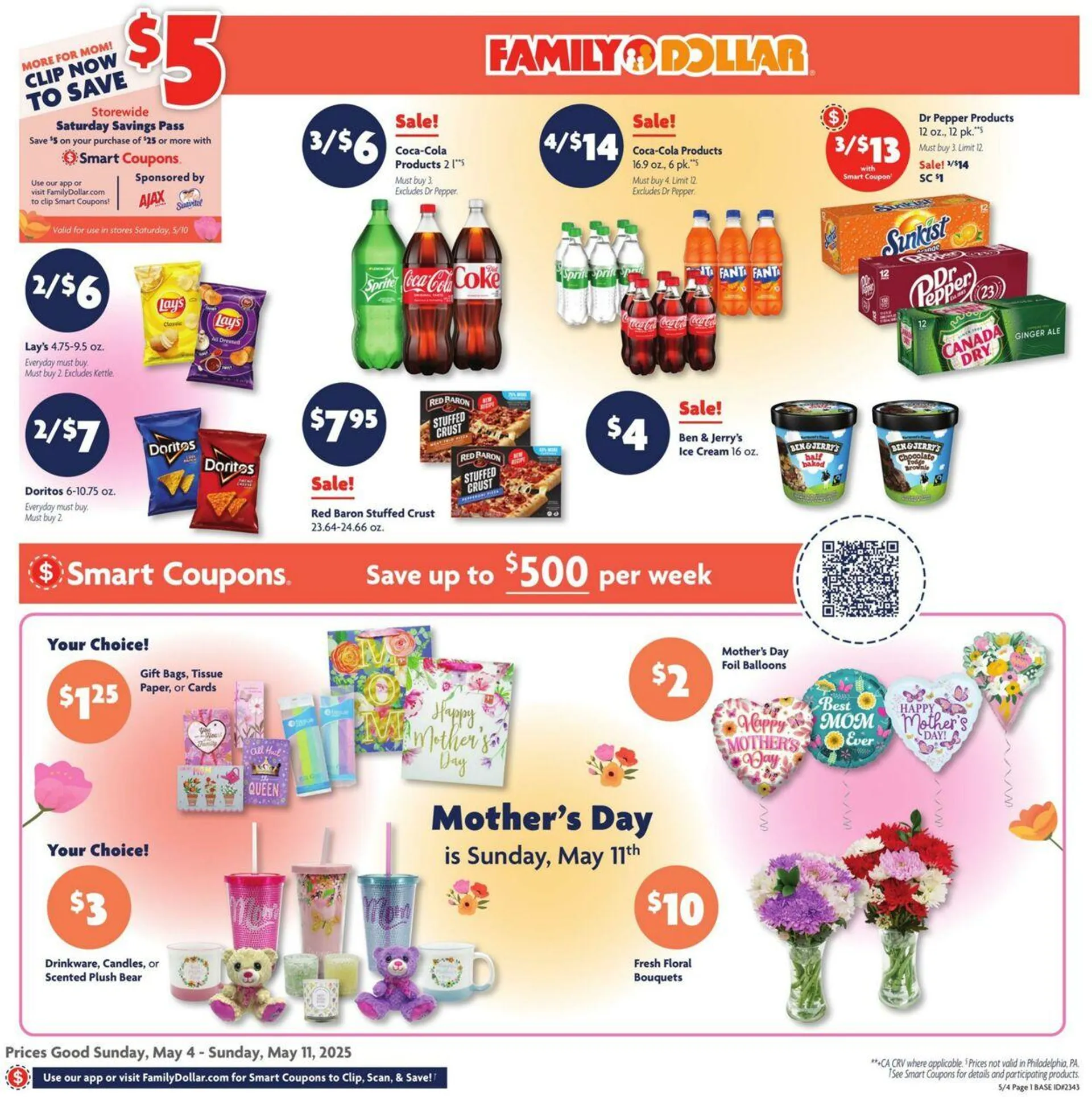 Weekly ad Family Dollar Current weekly ad from May 4 to May 11 2025 - Page 1