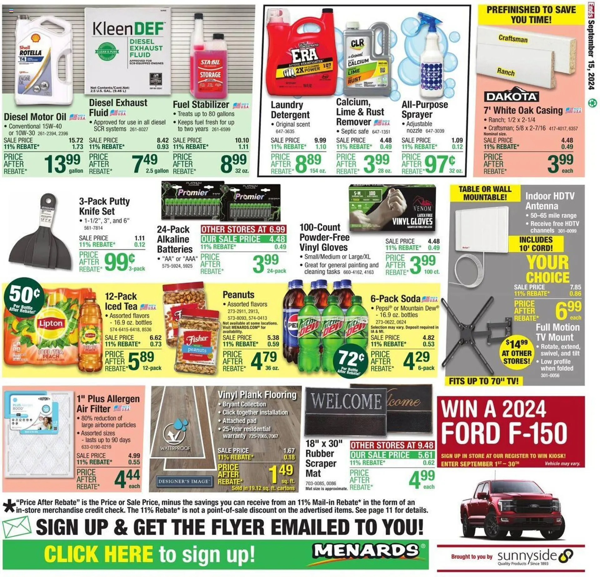 Weekly ad Menards Weekly Ad from September 5 to September 15 2024 - Page 22