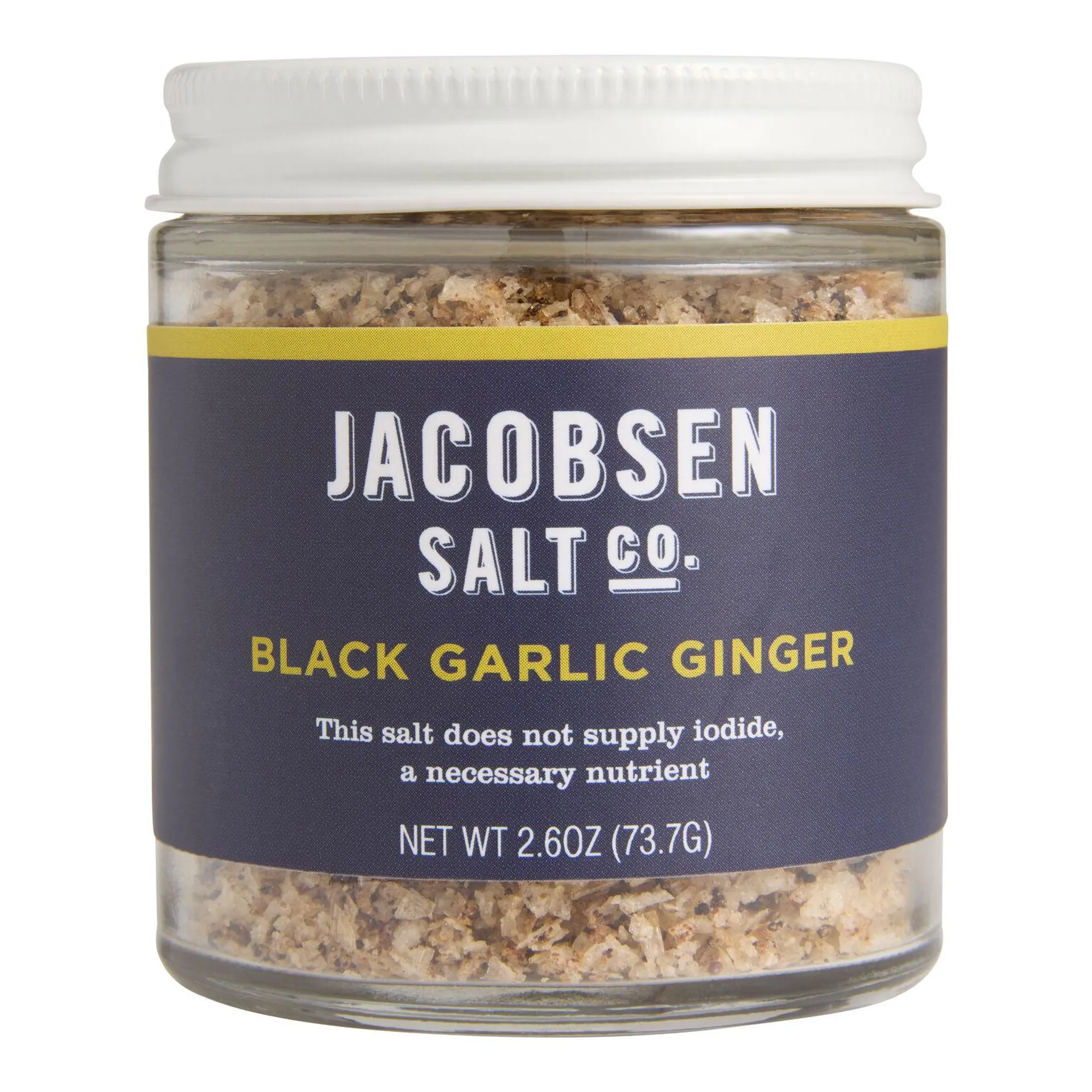 Jacobsen Black Garlic Ginger Sea Salt