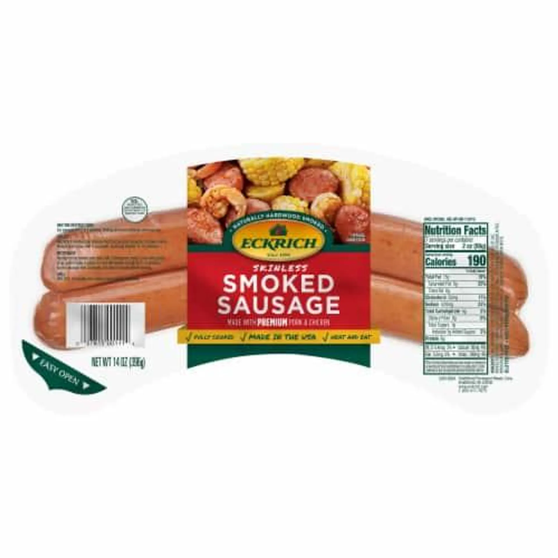 Eckrich Skinless Smoked Sausage Rope