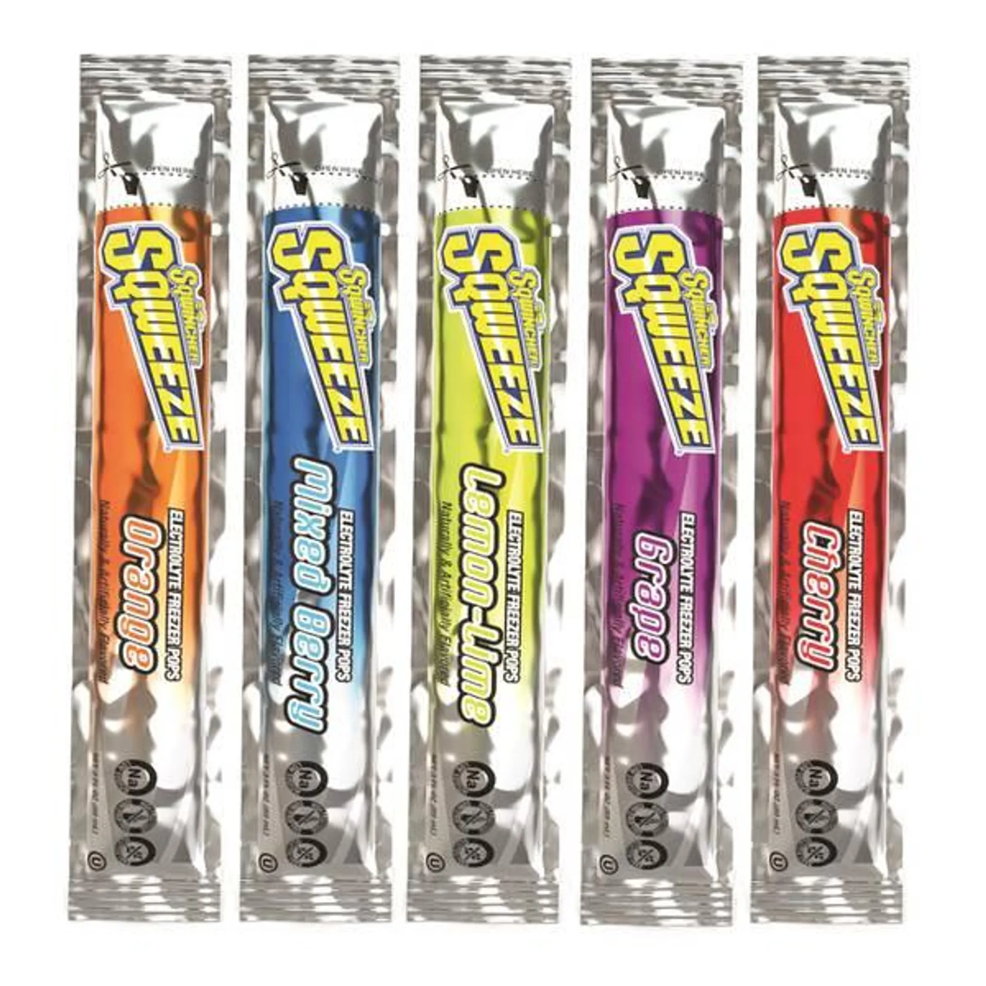 10-Pack Sqweeze Pops Electrolyte Freezer Pops