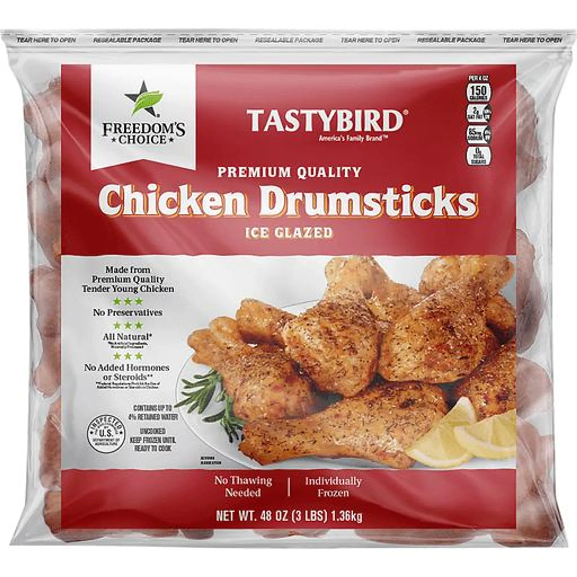 Freedom&#039;s Choice Chicken Drumsticks 3 lbs