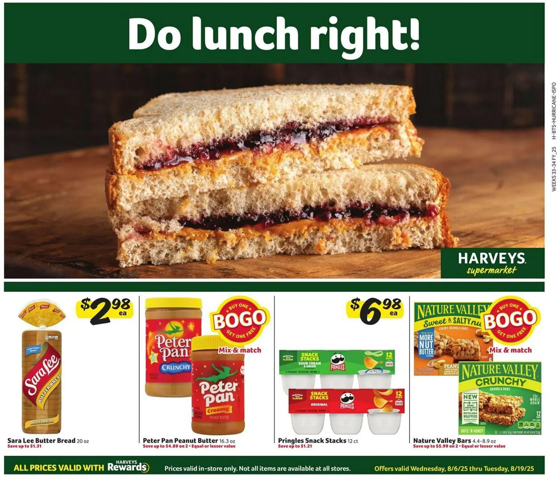 Weekly ad Harveys Supermarkets Weekly Ad from August 6 to August 19 2025 - Page 1