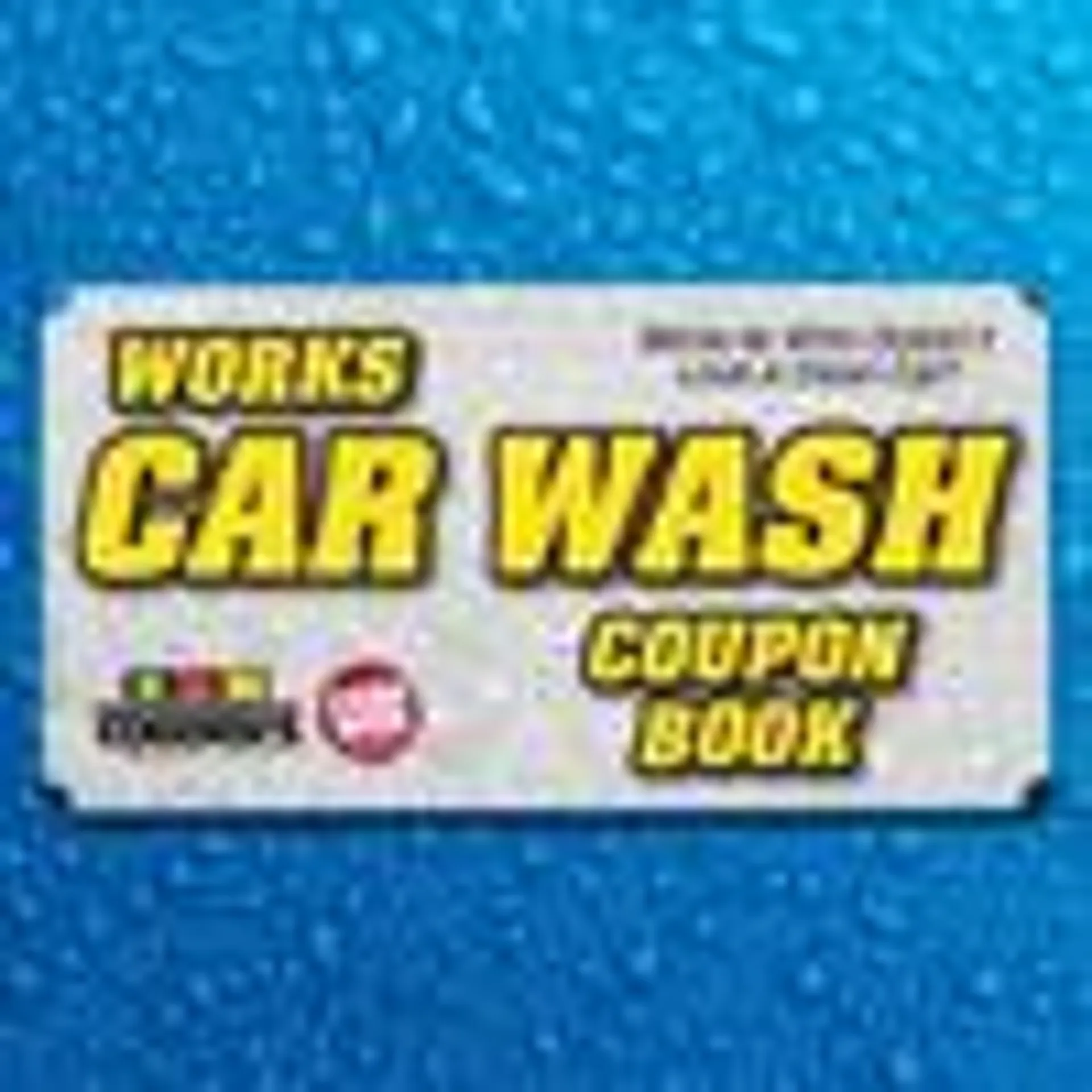 The Works Car Wash Coupon Book - 4 Ct.