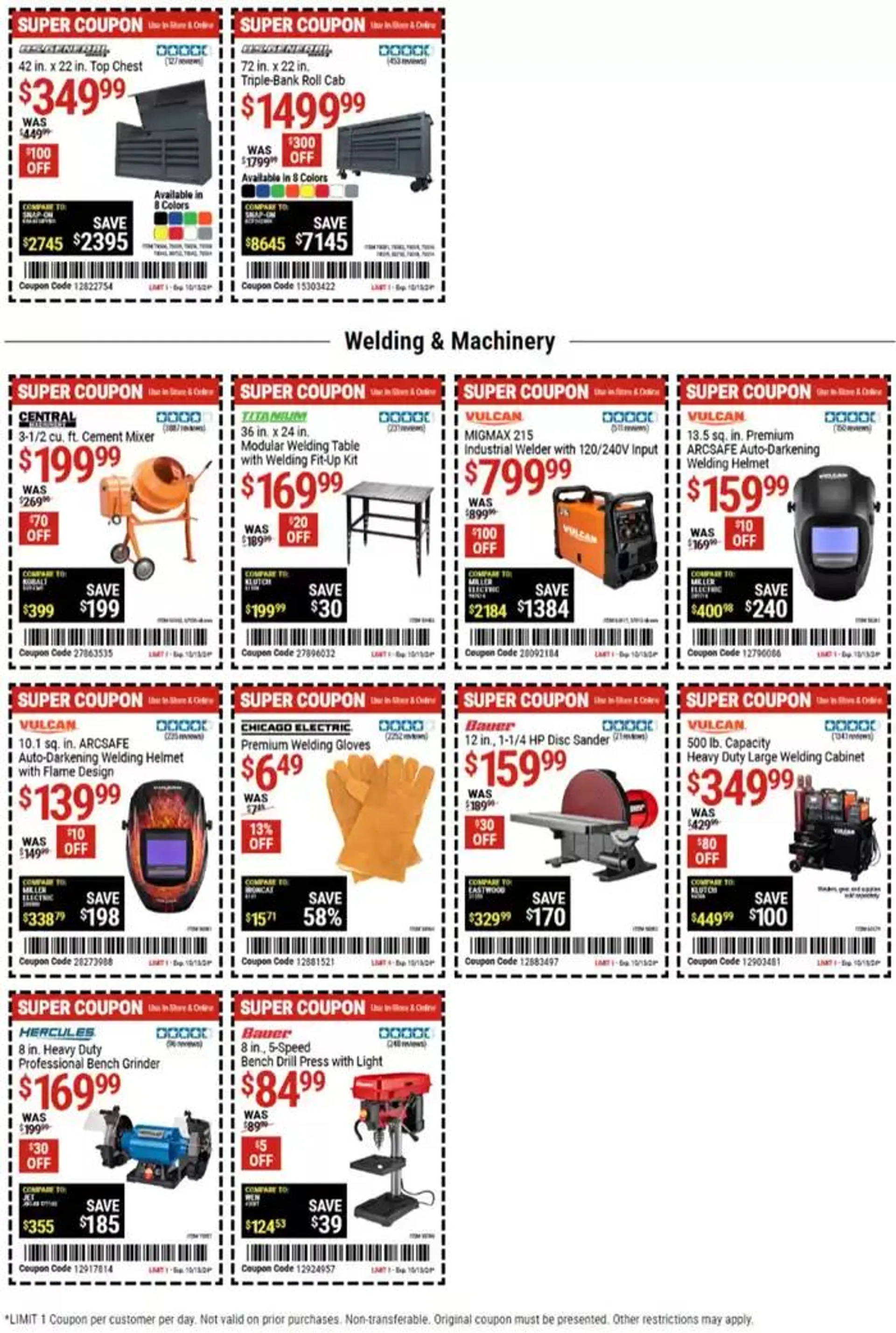 Weekly ad Harbor Freight Tools weekly ad from September 30 to October 14 2024 - Page 5