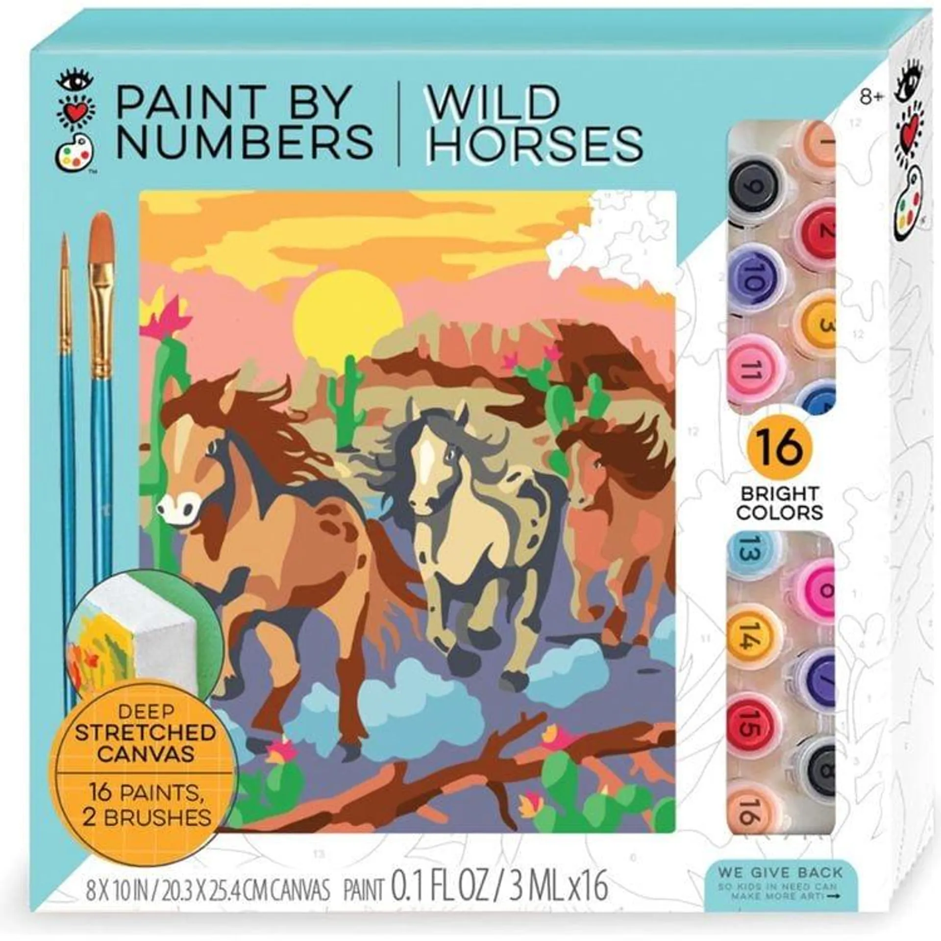 Paint By Numbers - Wild Horses