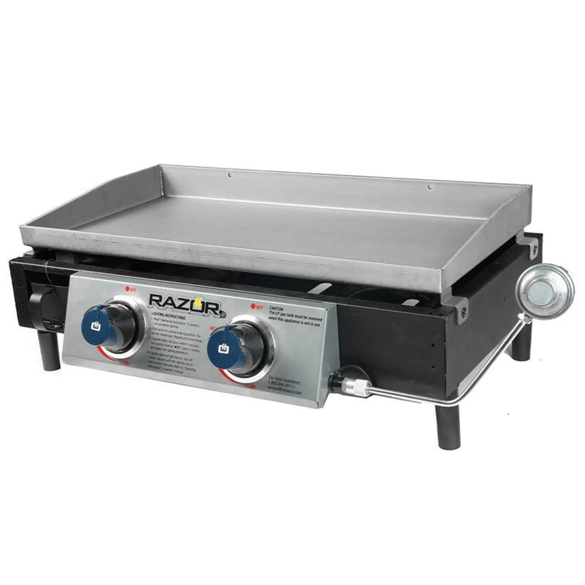 Razor Portable 2-Burner LP Gas Griddle 25"