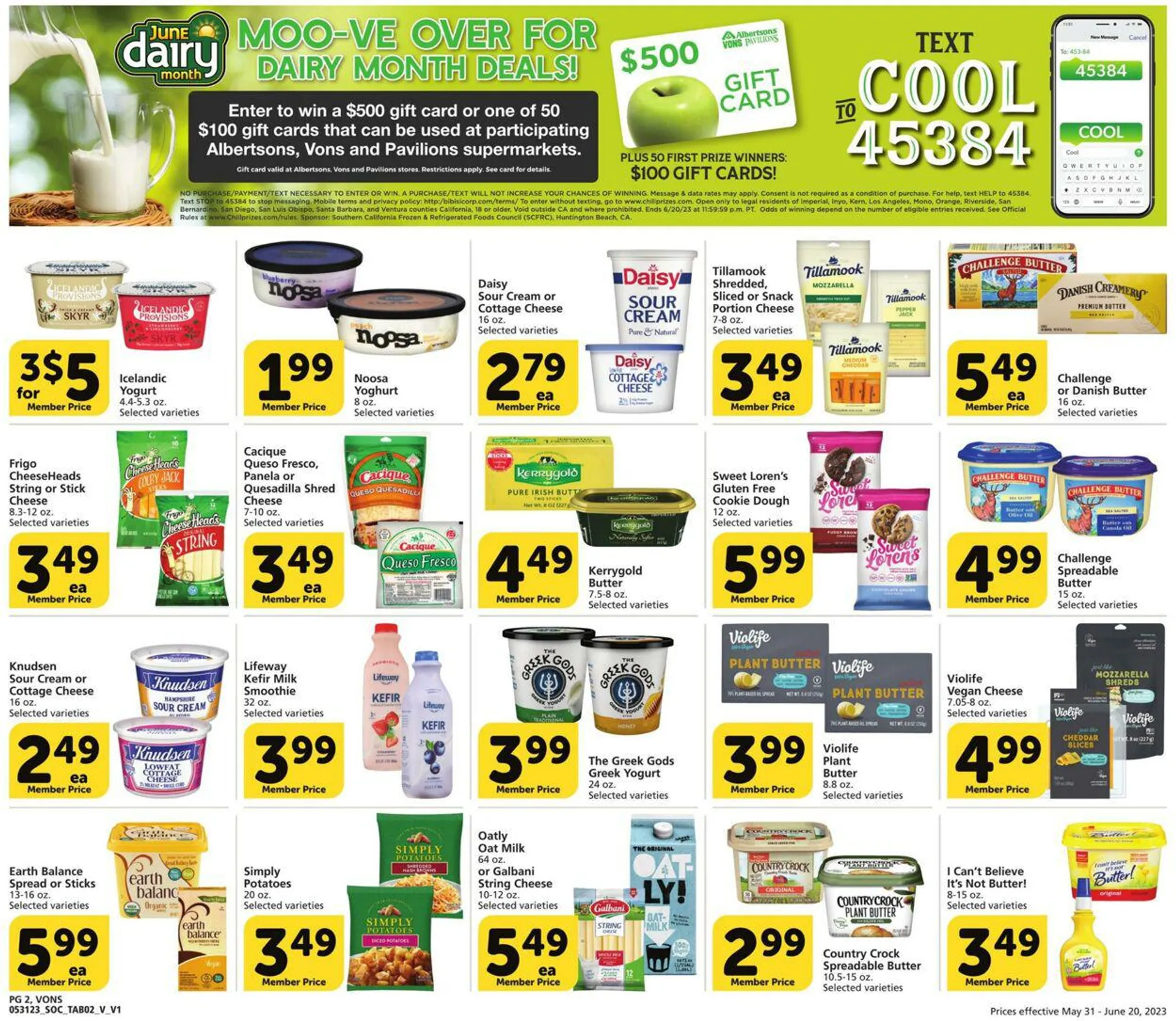Vons Current weekly ad - 2