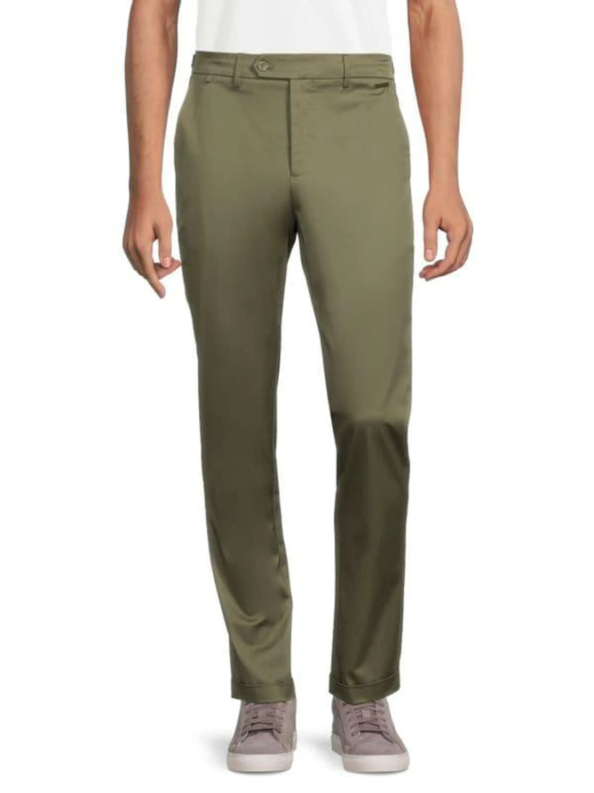 Flat Front Pants