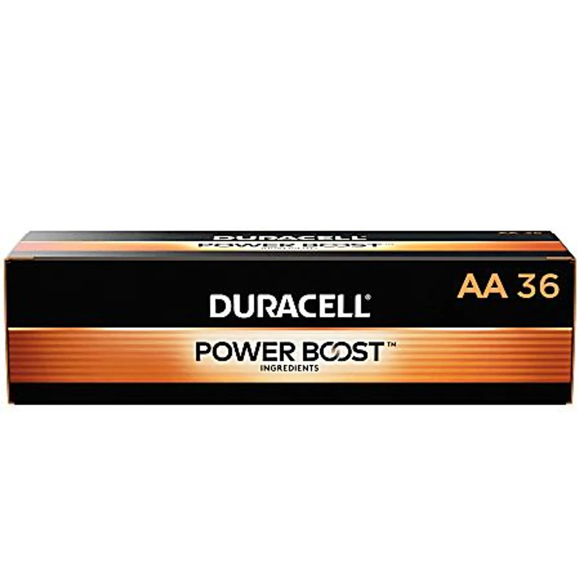 Duracell® Coppertop AA Alkaline Batteries, Box Of 36