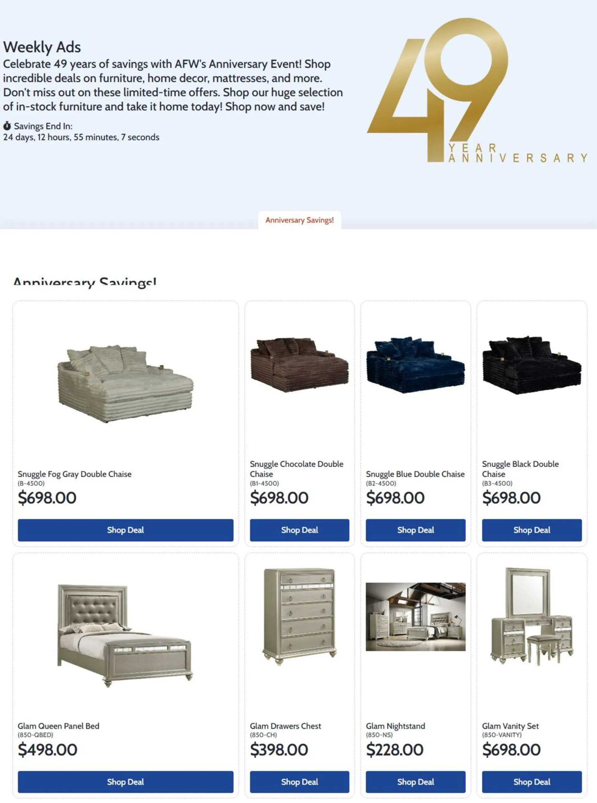 American Furniture Warehouse Current weekly ad - 1