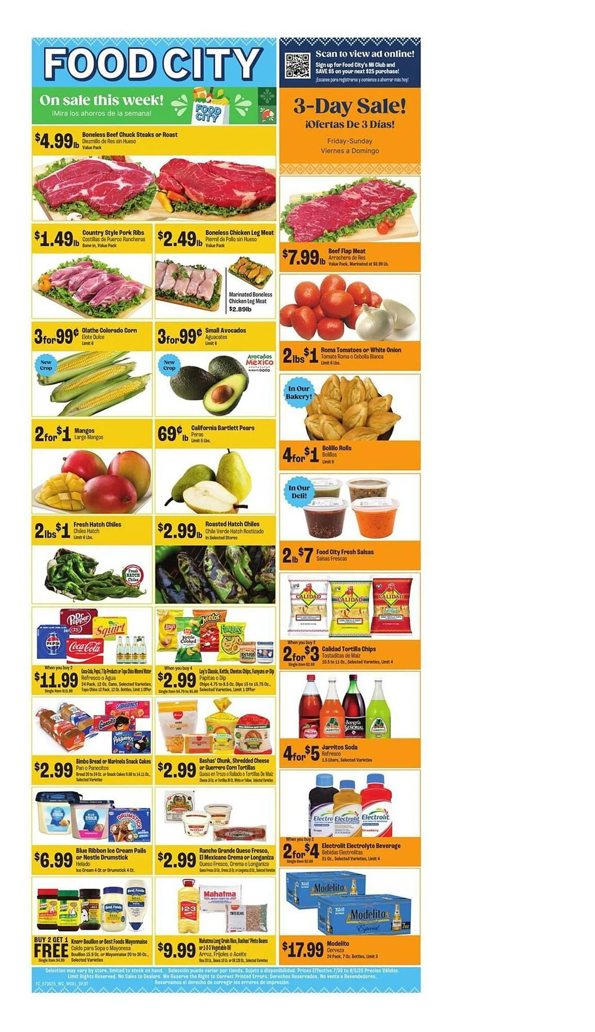 Weekly ad Food City Weekly Ad from July 30 to August 5 2025 - Page 1