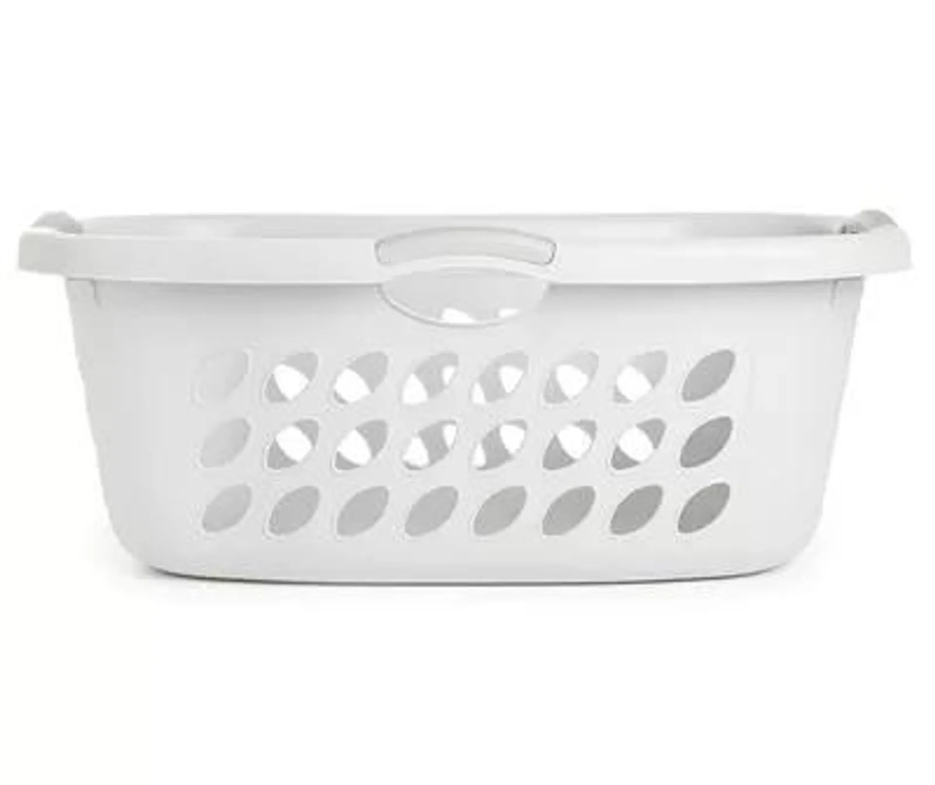 Gray HipHold 1.25 Bushel Laundry Basket