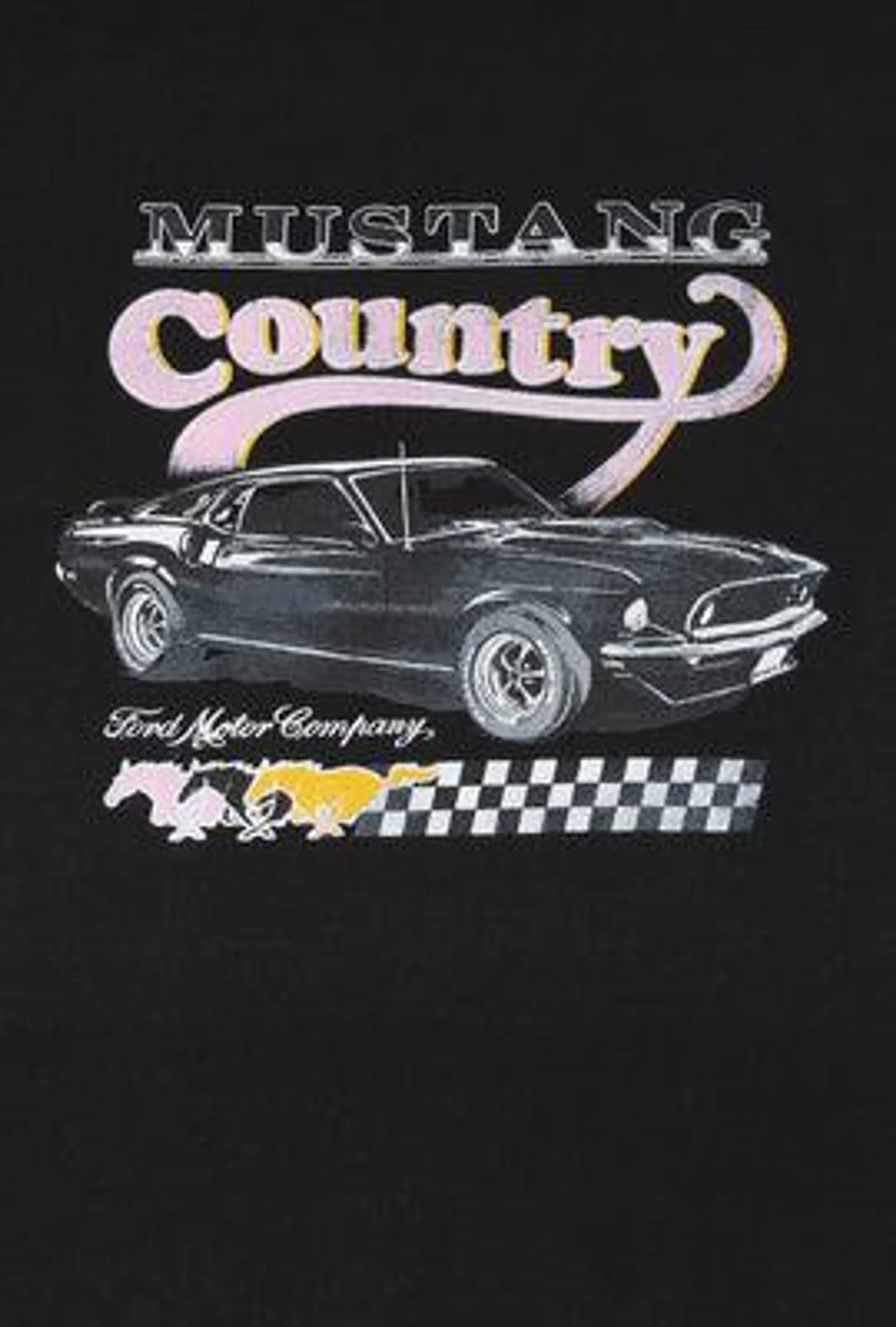 Mustang Country Graphic Boyfriend T-Shirt