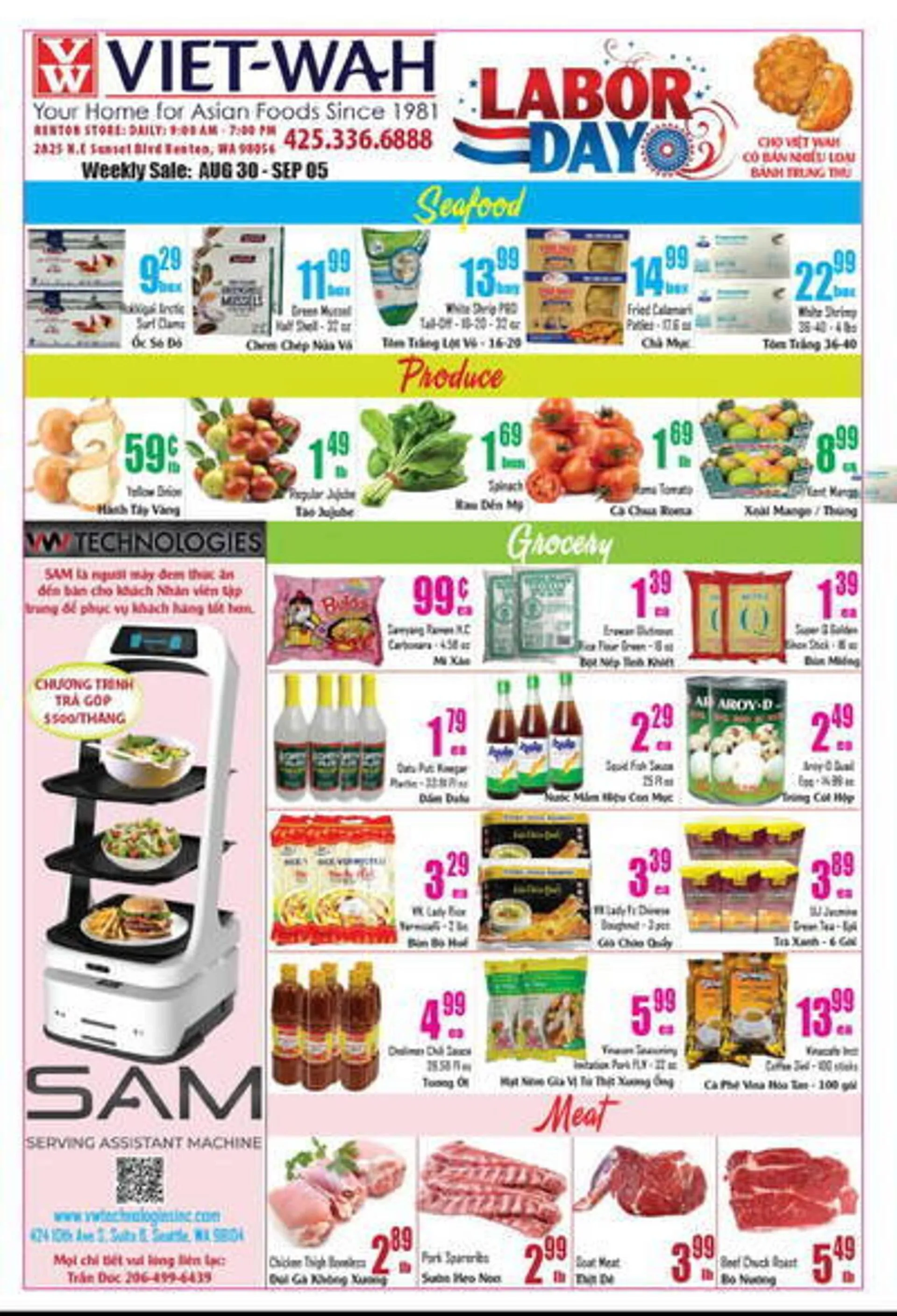 Viet Wah Supermarket Weekly Ad - 1