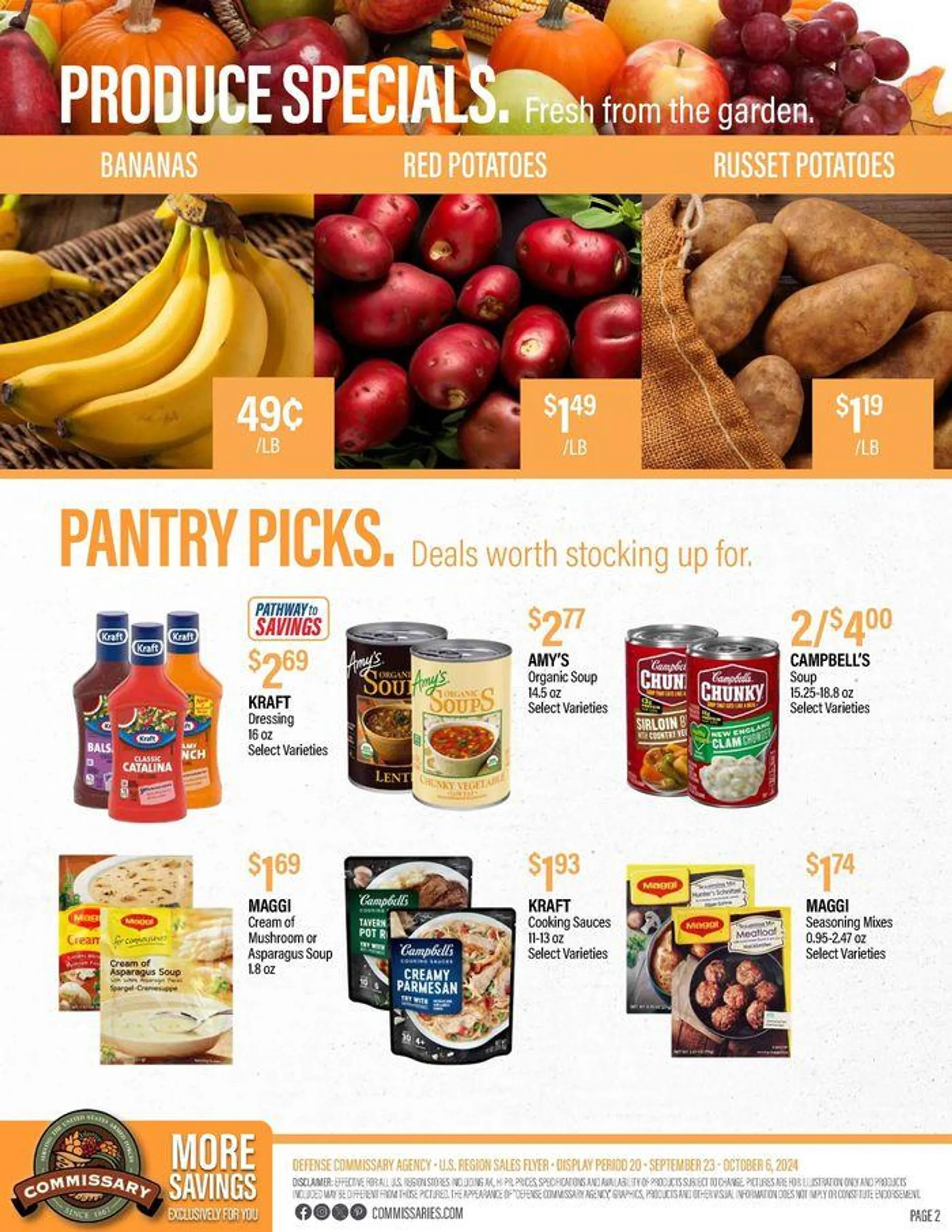 Weekly ad Flyer Commissary from September 23 to October 6 2024 - Page 2