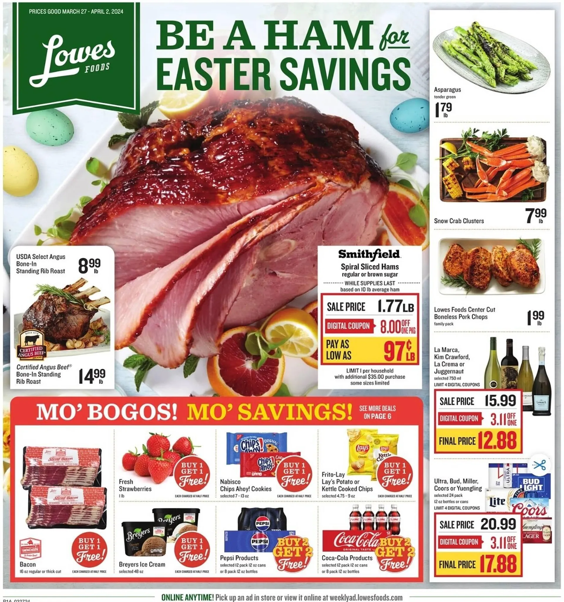 Weekly ad Lowes Foods Weekly Ad from March 27 to April 2 2024 - Page 
