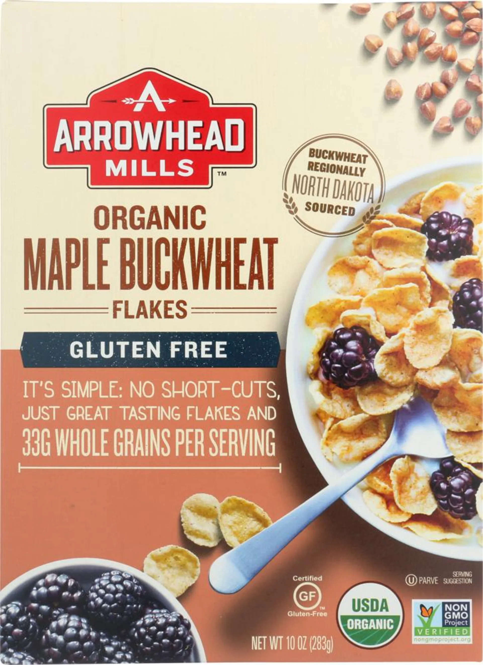 Organic Maple Buckwheat Flakes