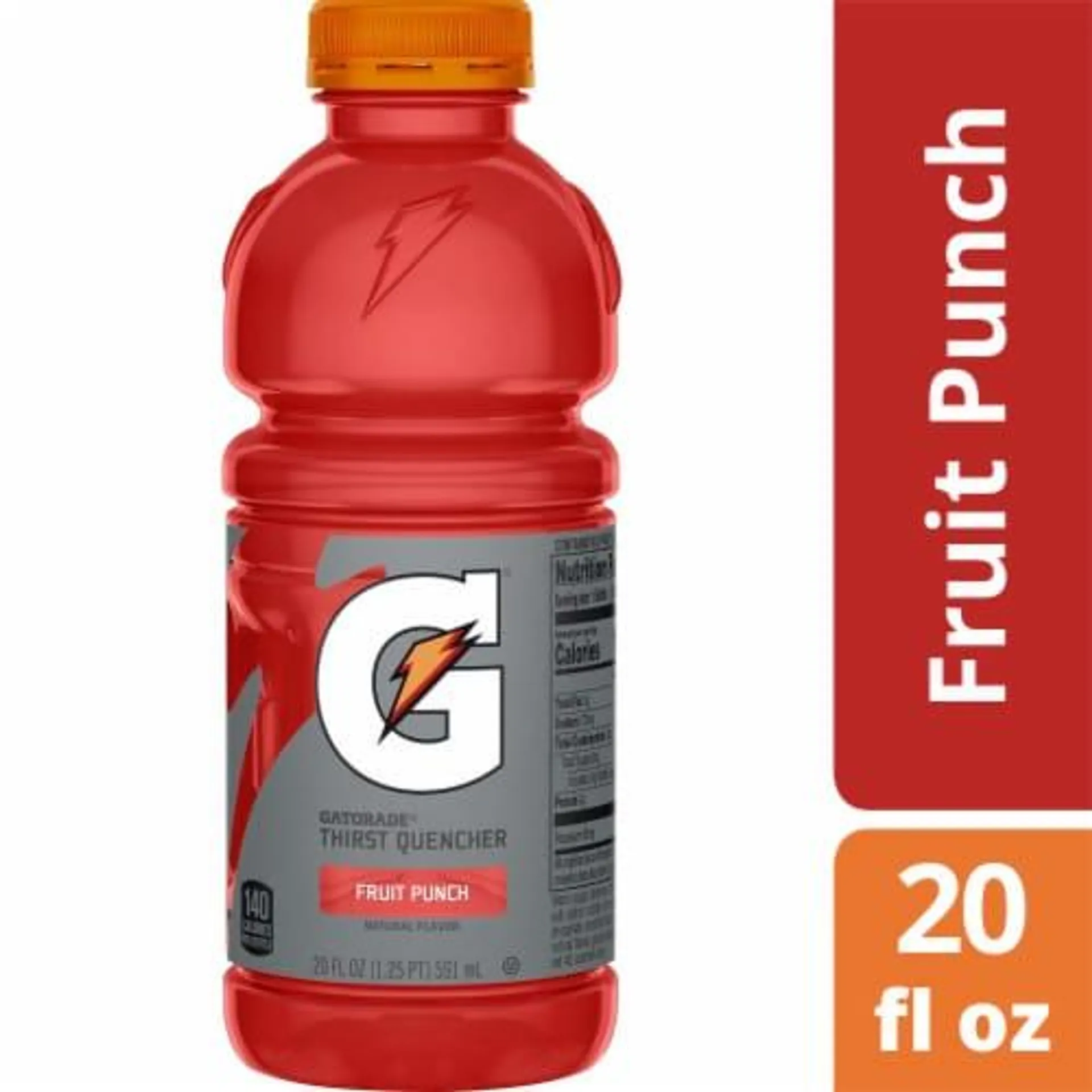 Gatorade® Red Fruit Punch Sports Drink Bottle