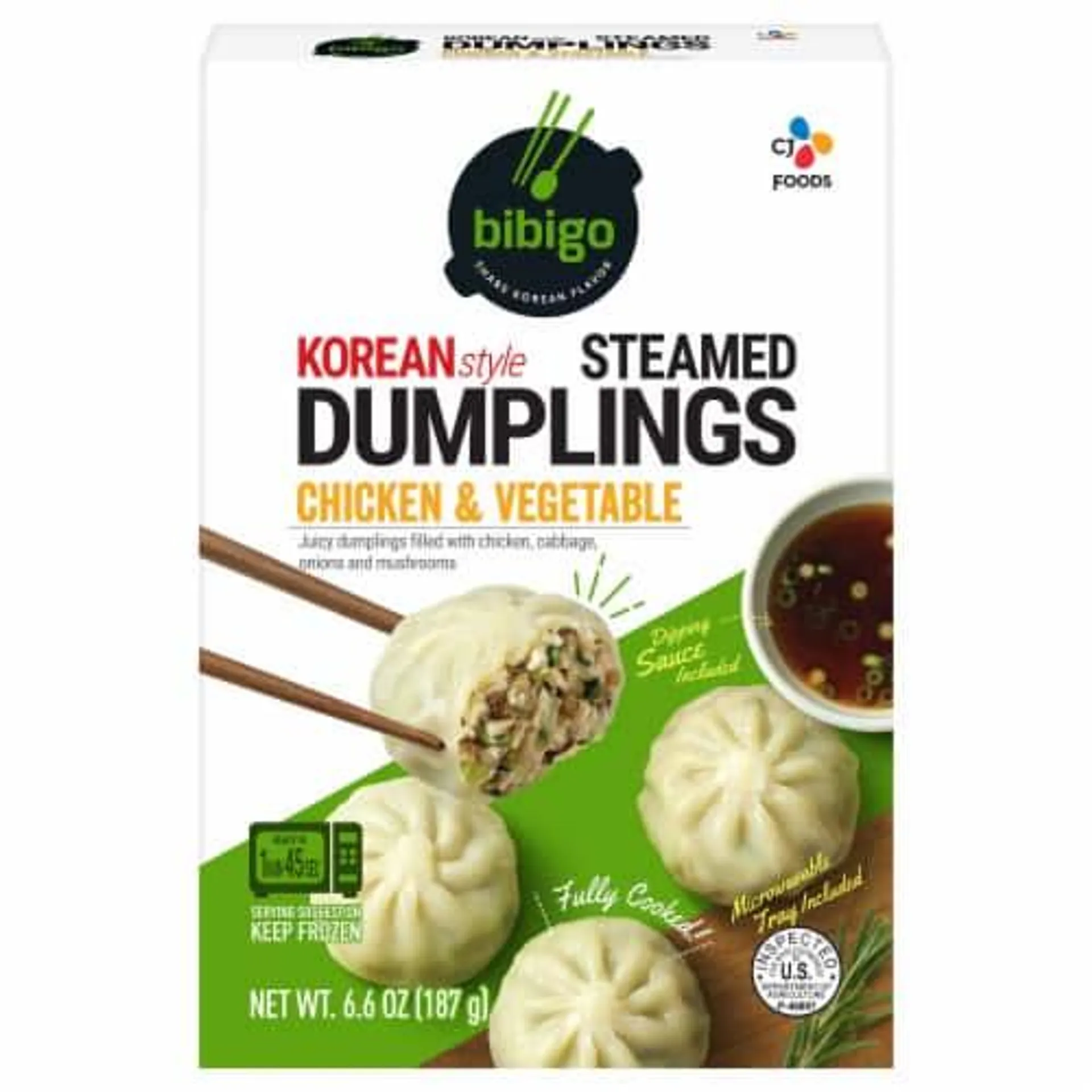 Bibigo Chicken & Vegetable Steamed Dumplings