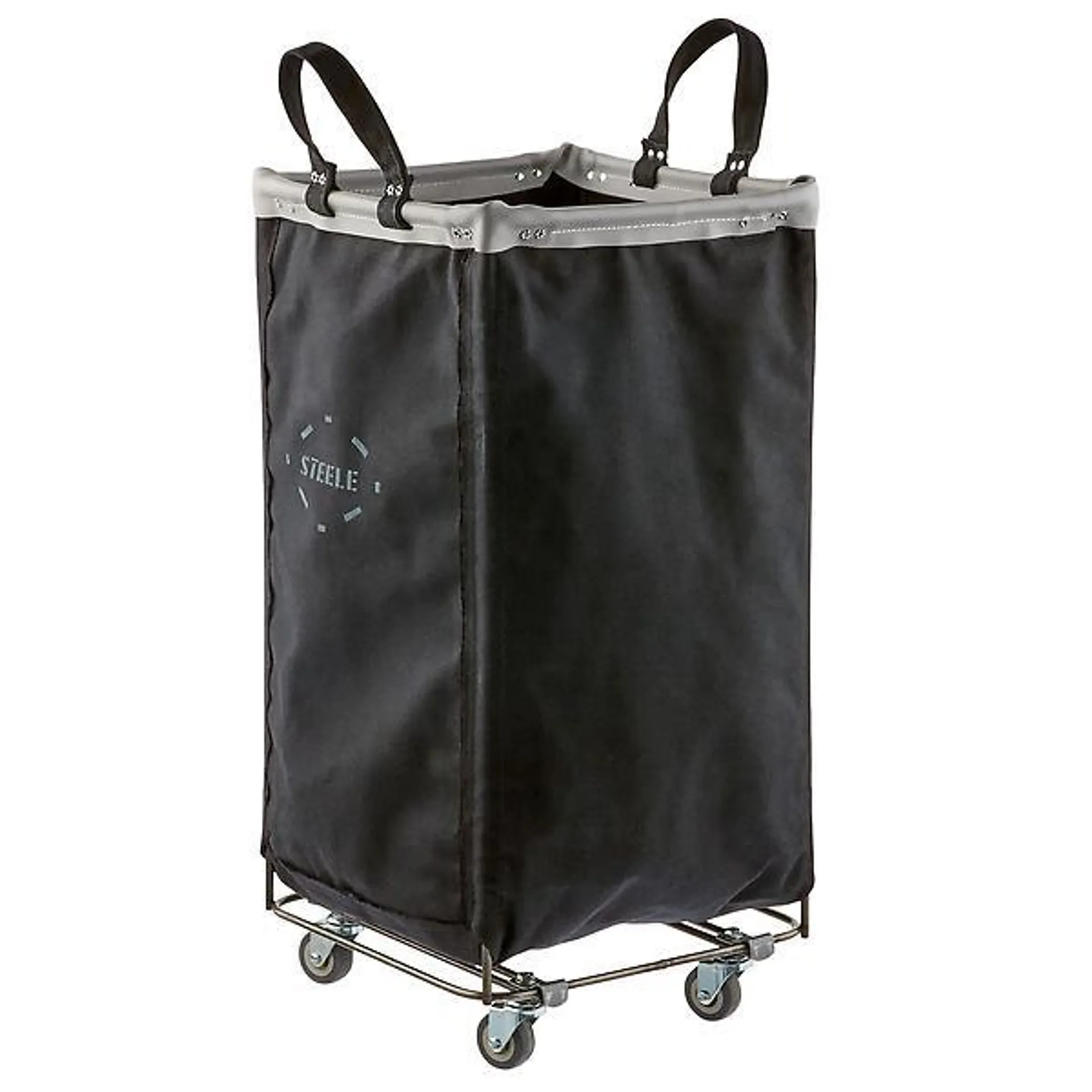 Steele Canvas Squared Steele Canvas Sorting Hamper Black/Grey