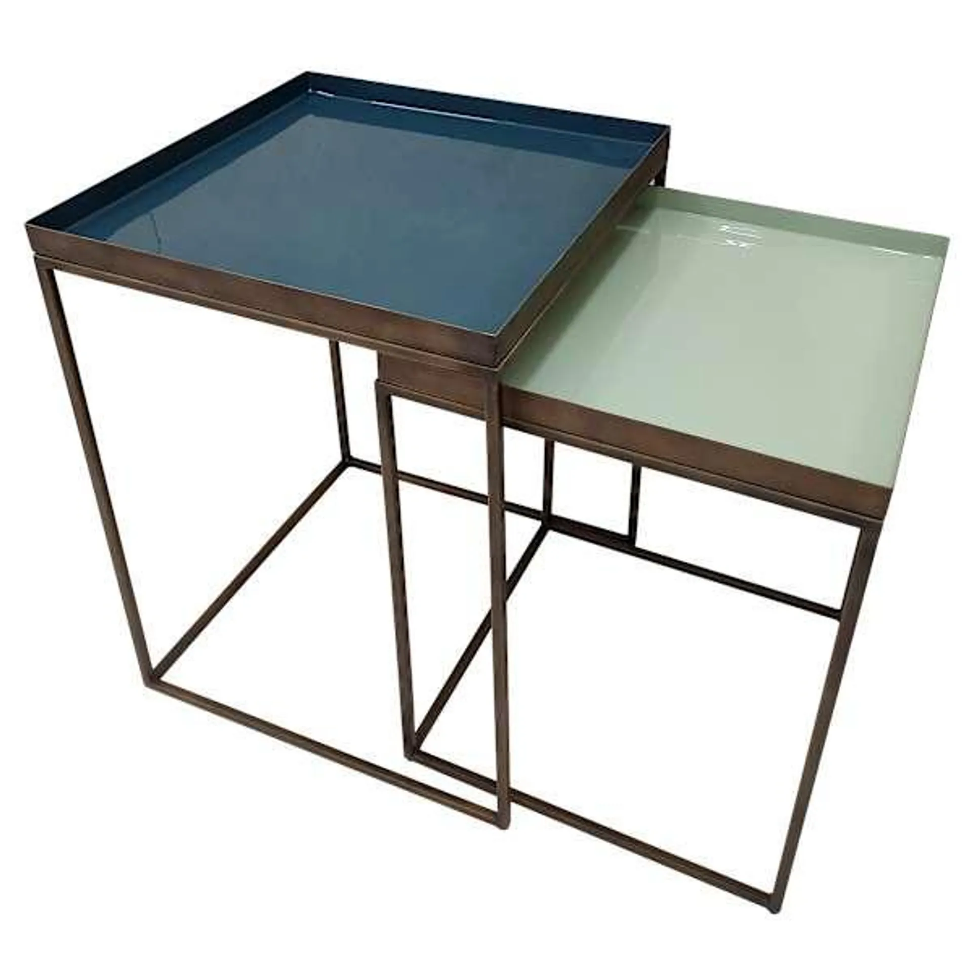 Tracey Boyd Trinity Enamel Nesting Tables