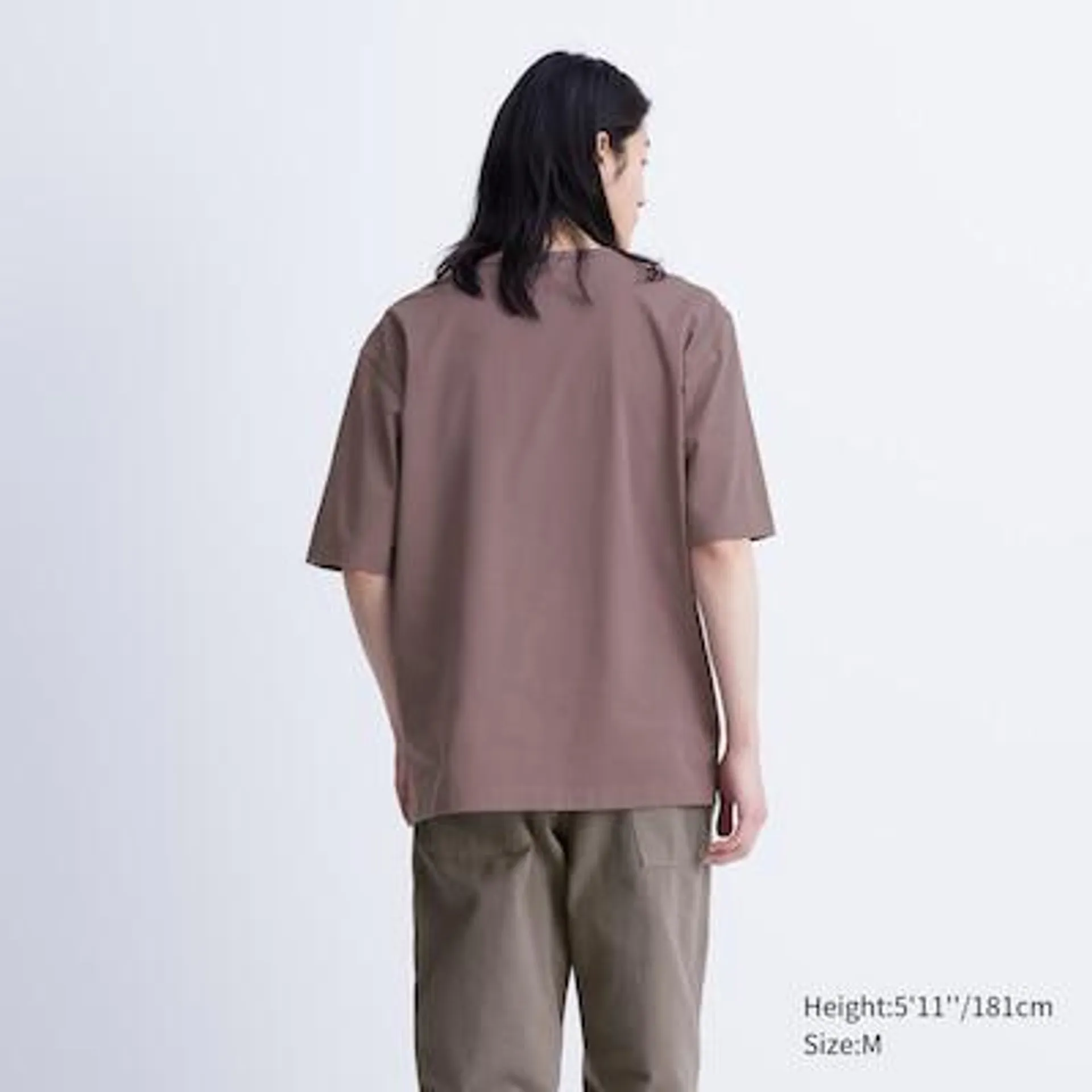 AIRism Cotton Relaxed Fit Half-Sleeve T-Shirt