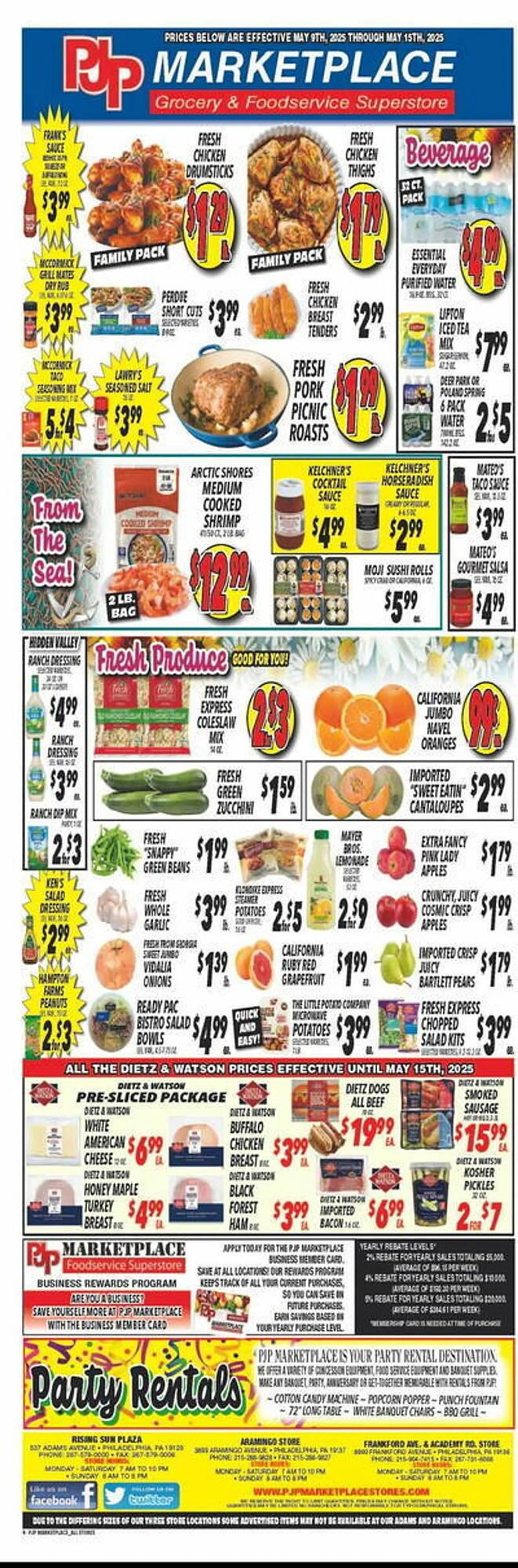 Weekly ad PJP Marketplace Weekly Ad from May 9 to May 15 2025 - Page 4