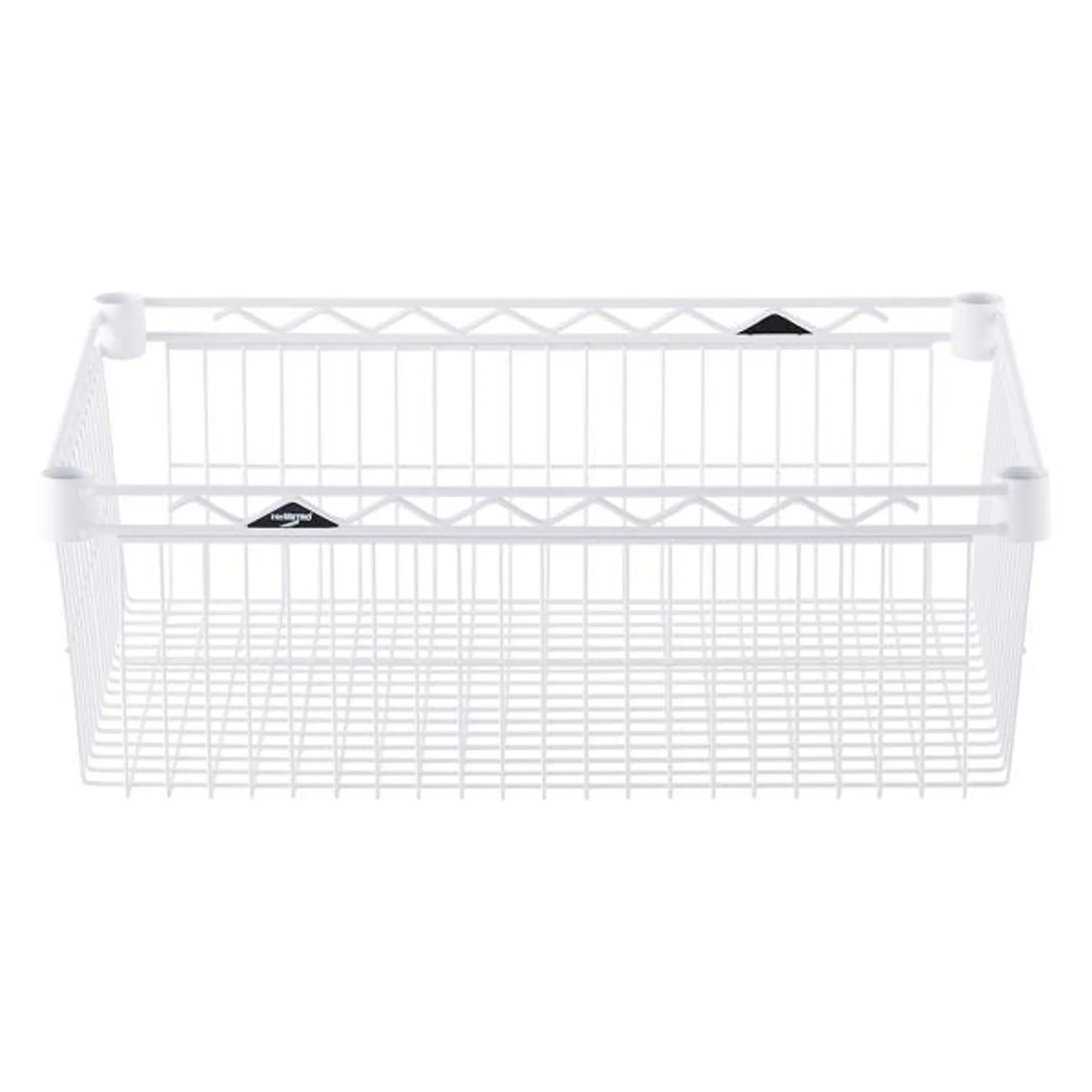 18" x 24" x 8" h InterMetro Basket Shelf White