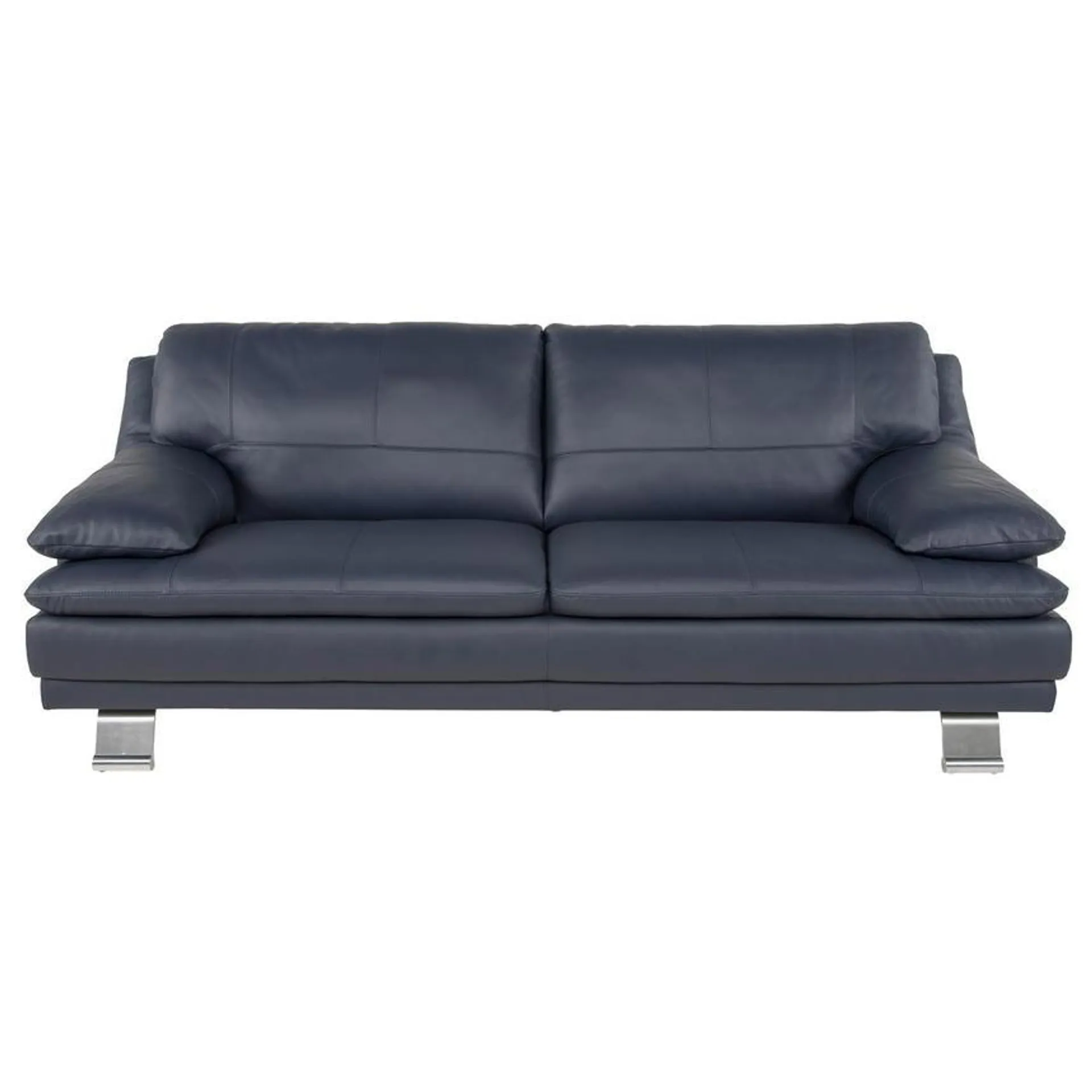 Rio Blue Leather Sofa